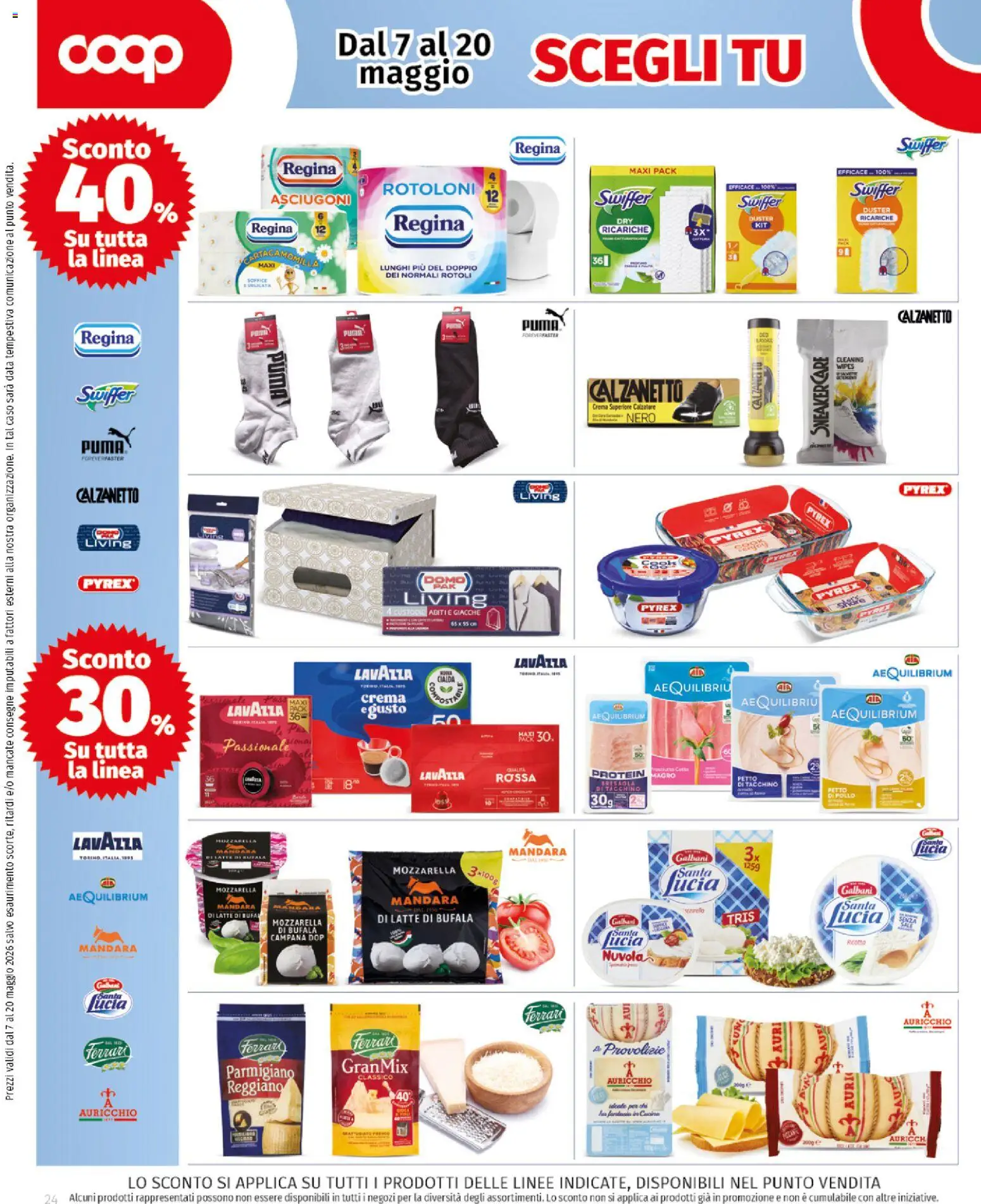 Volantino COOP del 07.05.2026 | Pagina: 6 | Prodotti: Crema, Tacchino, Latte, Lavazza