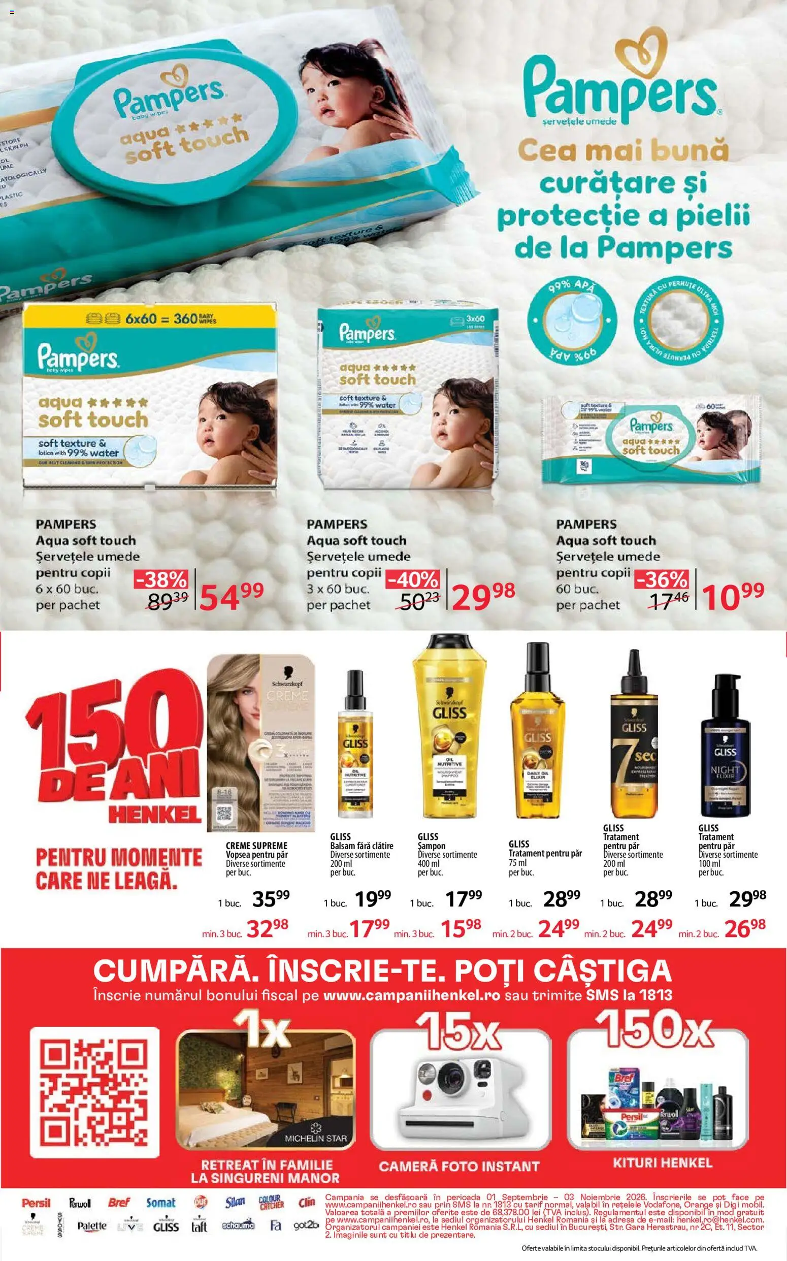 Noul catalog Selgros – valabil de la 04.09.2026 | Pagină: 32 | Produse: Silan, Soft touch, Vopsea, Șervețele umede
