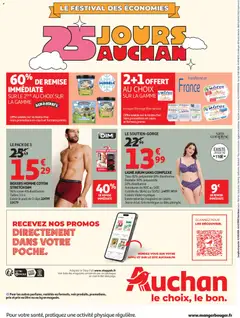 Auchan 25 jours hypers - Voorbeeld van een folder van Auchan, geldig van 21.04.2026 | Pagina: 52 | Producten: Boxers, NOS, La