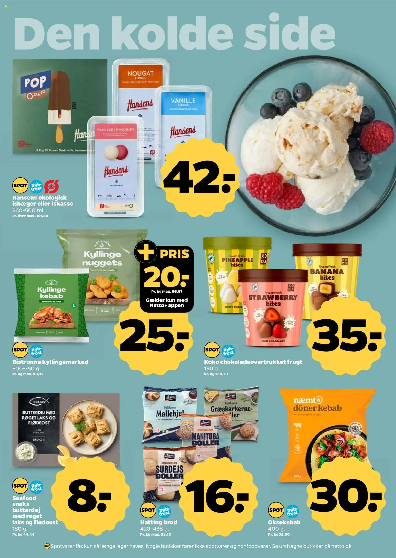 Netto tilbudsavis – gyldig fra 15/08/2026 | Side: 13 | Produkter: Butterdej, Brød, Nougat, Laks
