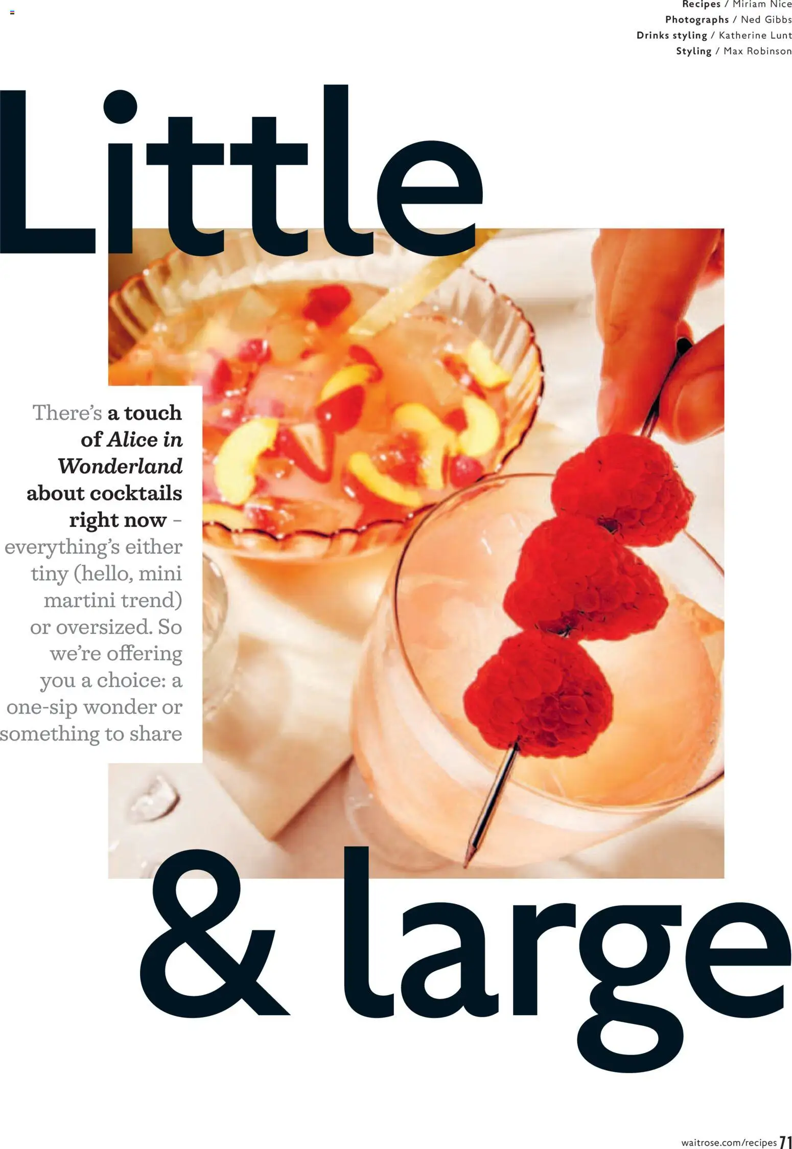 {H1} | Page: 71 | Products: Cocktails, Drinks, Martini
