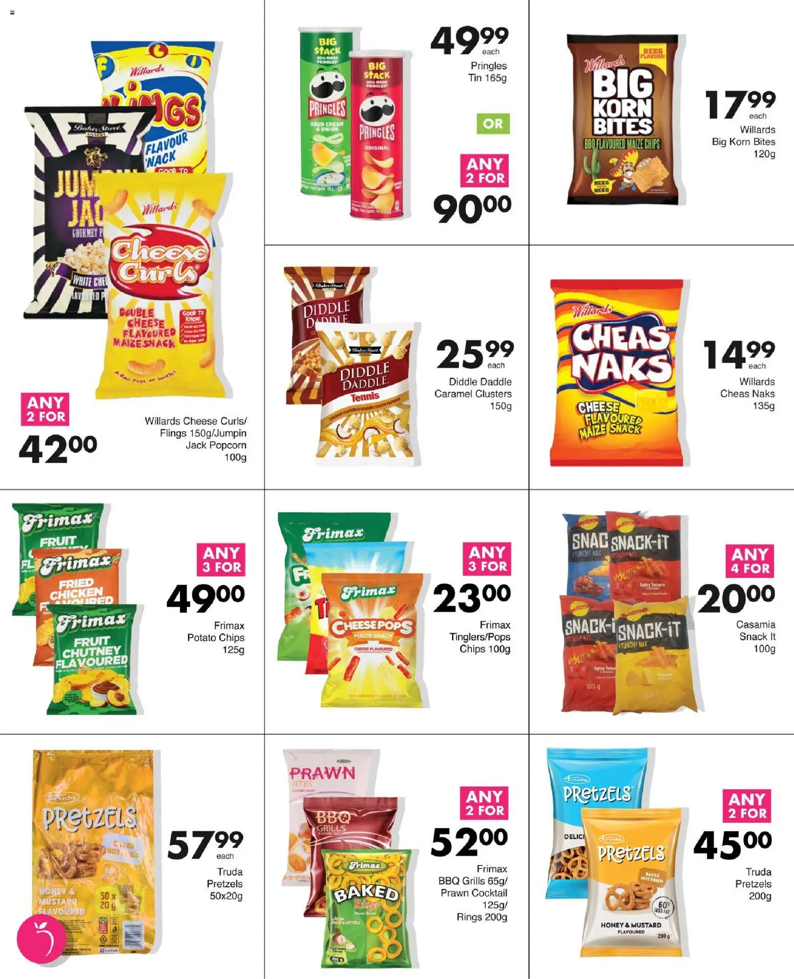 New Save catalogue – valid from 15.04.2026 | Page: 40 | Products: Chicken, Popcorn, Chips, Fruit