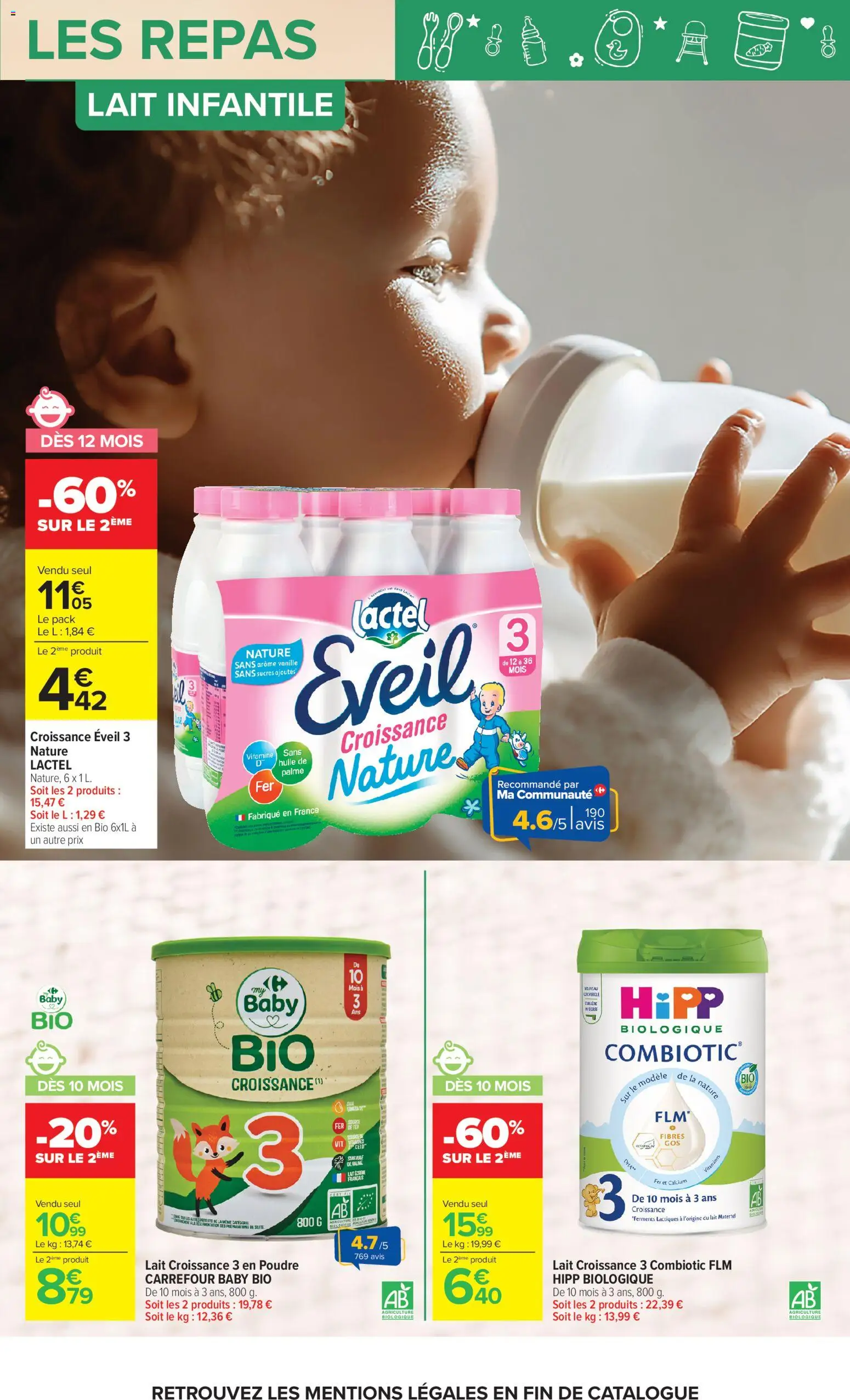 {H1} | Page: 5 | Produits: Couvercle, Vanille, Lait infantile, Huile