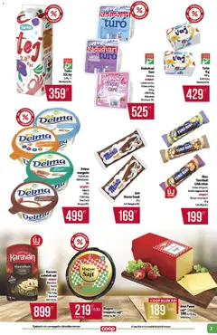 COOP - Abc & szuper / Alföld Pro-Coop Zrt. - amely érvényes a következő dátumtól: 2026.07.23. | Oldal: 3 | Termékek: Sovány túró, Tej, Szeletelt sajt, Trappista sajt
