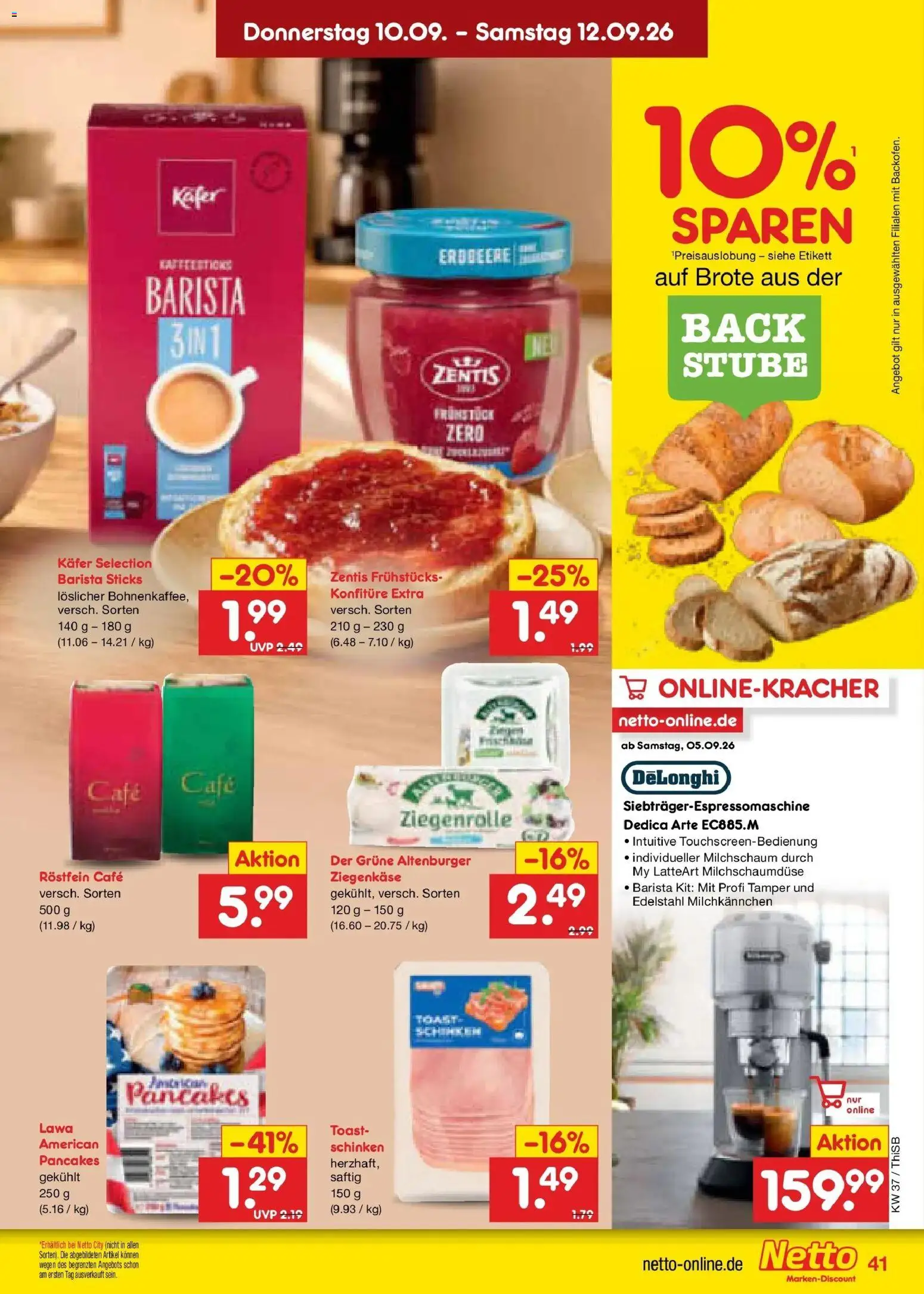 Netto Marken-Discount Prospekt Pirna – gültig ab 07.09.2026 | Seite: 59 | Produkte: Toast, Ziegenkäse, Schinken