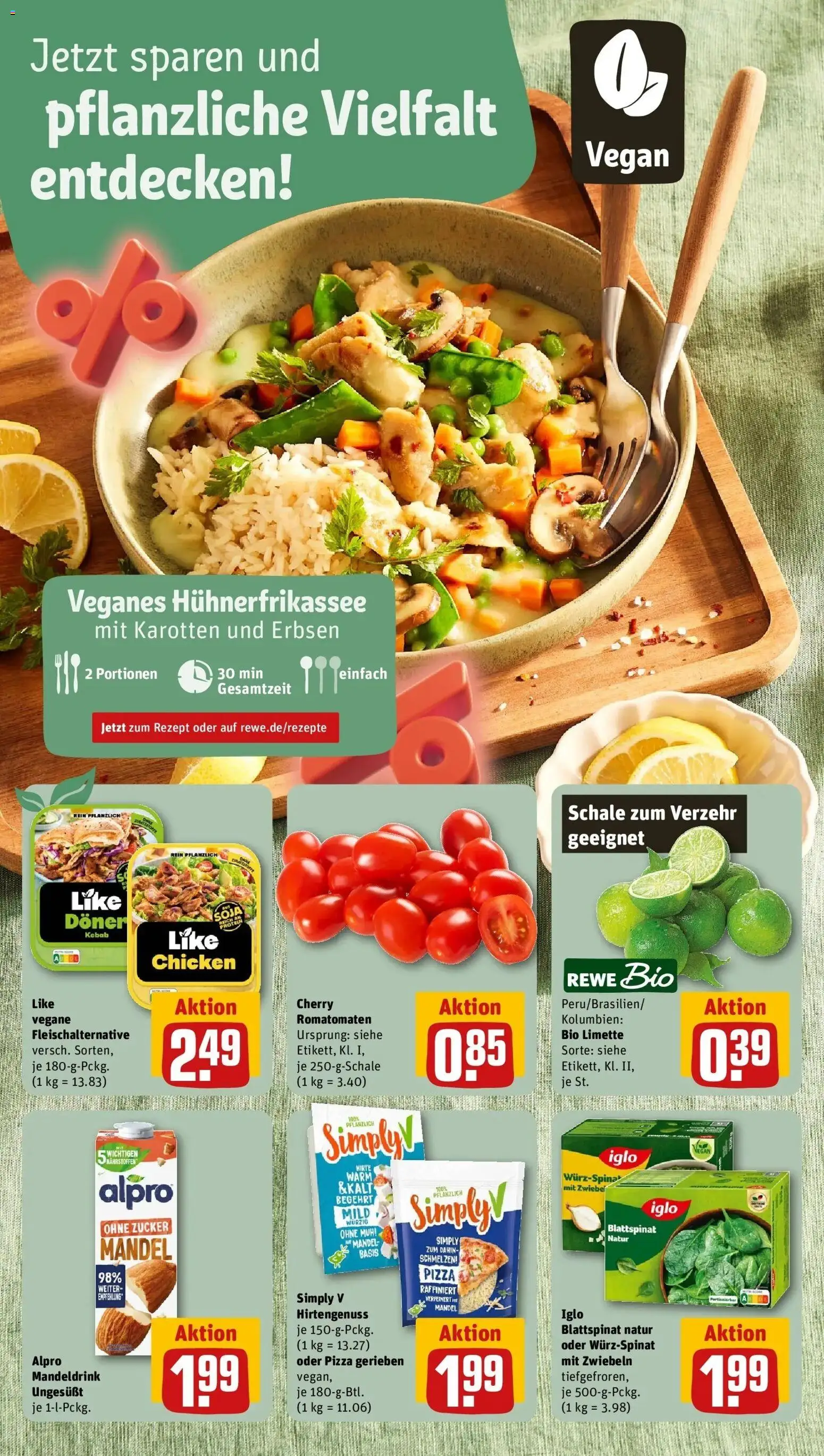 REWE Prospekt ab 24.08.2026 zum Blättern » Angebote | Seite: 4 | Produkte: Iglo, Zwiebeln, Pizza, Erbsen