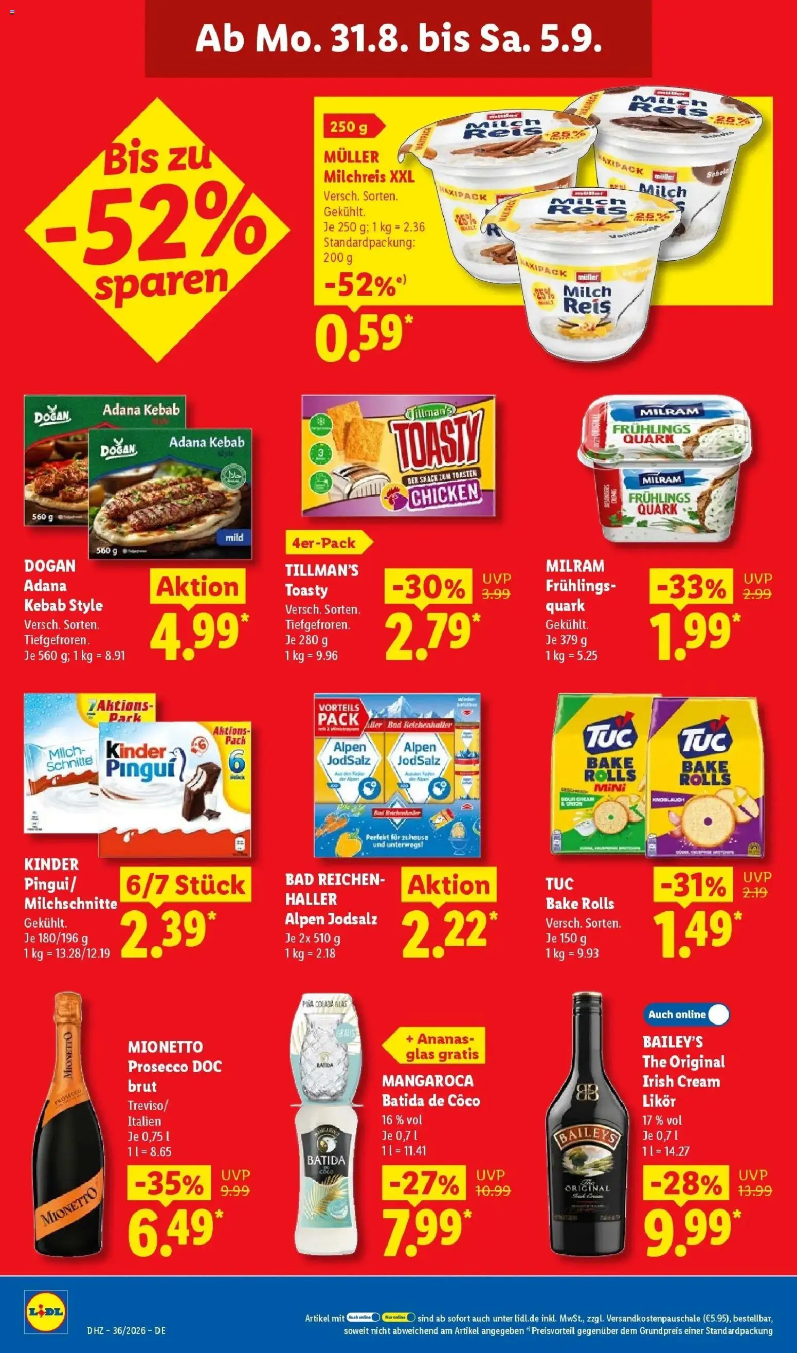 Lidl Prospekt Wahlstedt (ab 31.08.2026) zum Blättern » Angebote | Seite: 18 | Produkte: Batida de coco, Pudding, Prosecco, Knoblauch