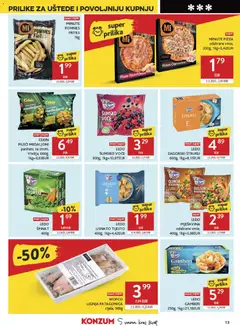 Konzum Katalog - Pregled kataloga iz trgovine Konzum, vrijedi od 22.07.2026 | Stranica: 13