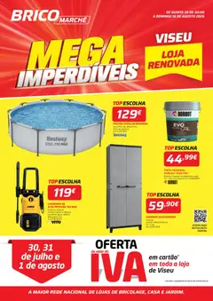 Pré-visualização BricoMarché Folheto 11 - Mega Imperdíveis - Viseu válido de 30/07/2026
