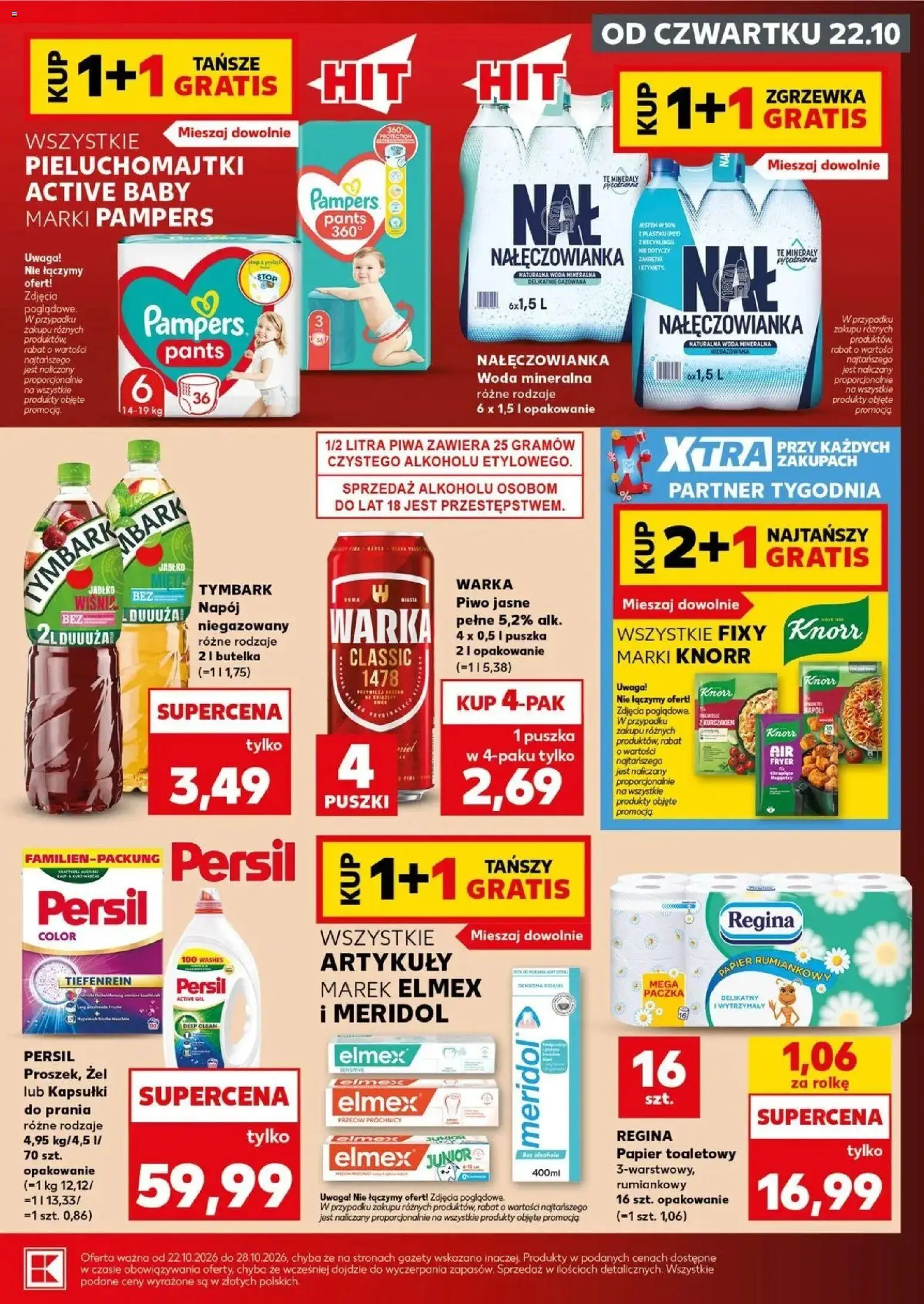 Kaufland gazetka - Mocny start od 26.10.2026 - od jutra PDF | Strona: 11 | Produkty: Top, Woda mineralna, Pampers, Detergent