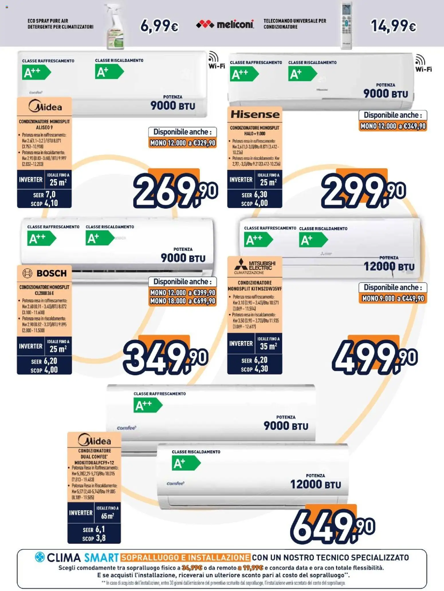 Volantino Unieuro del 07/09/2026 | Pagina: 35 | Prodotti: Telecomando, Detergente, Data, Condizionatore