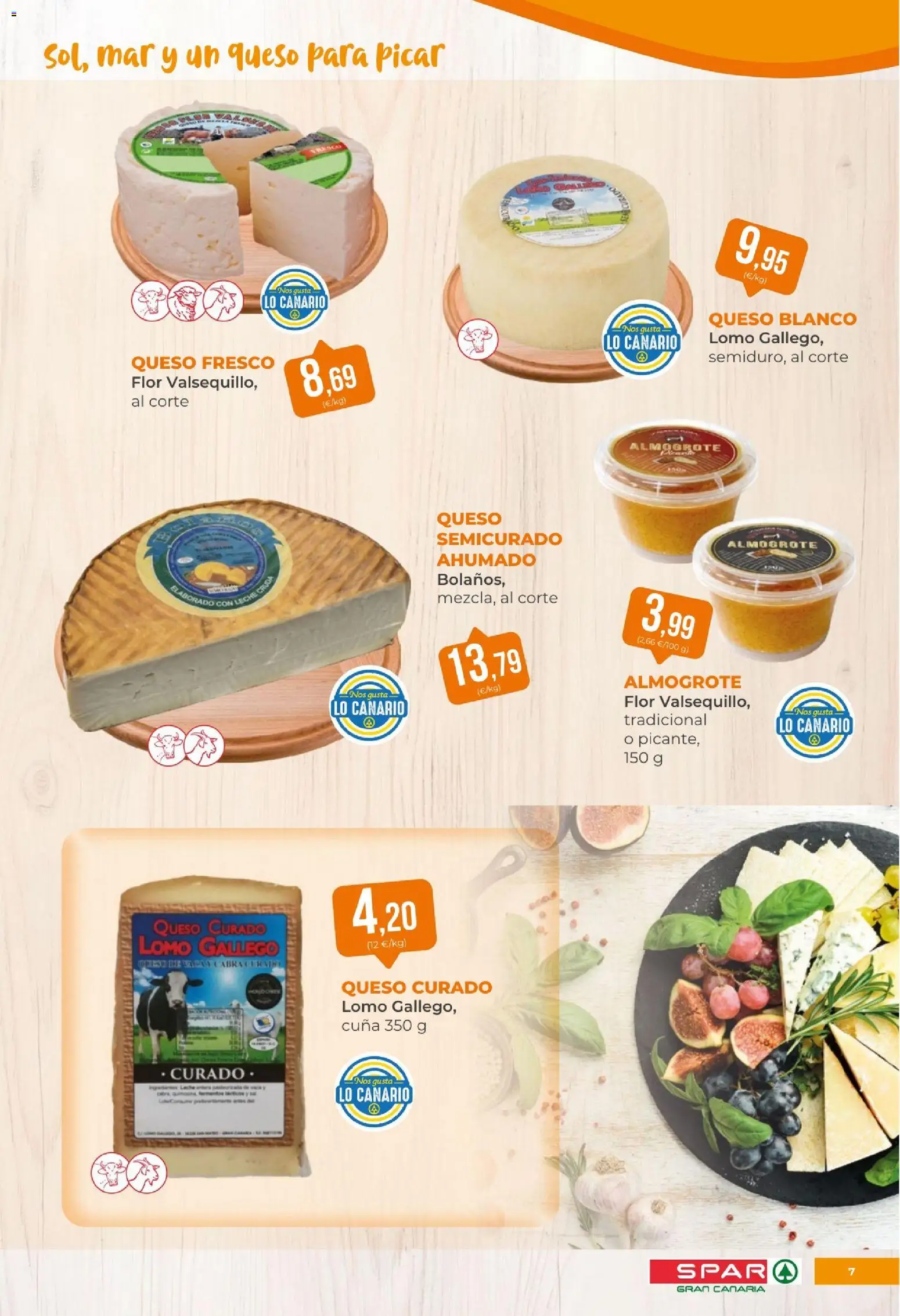 Spar folleto │ válido desde el 24/07/2026 | Página: 7 | Productos: Queso, Queso fresco, Cuna