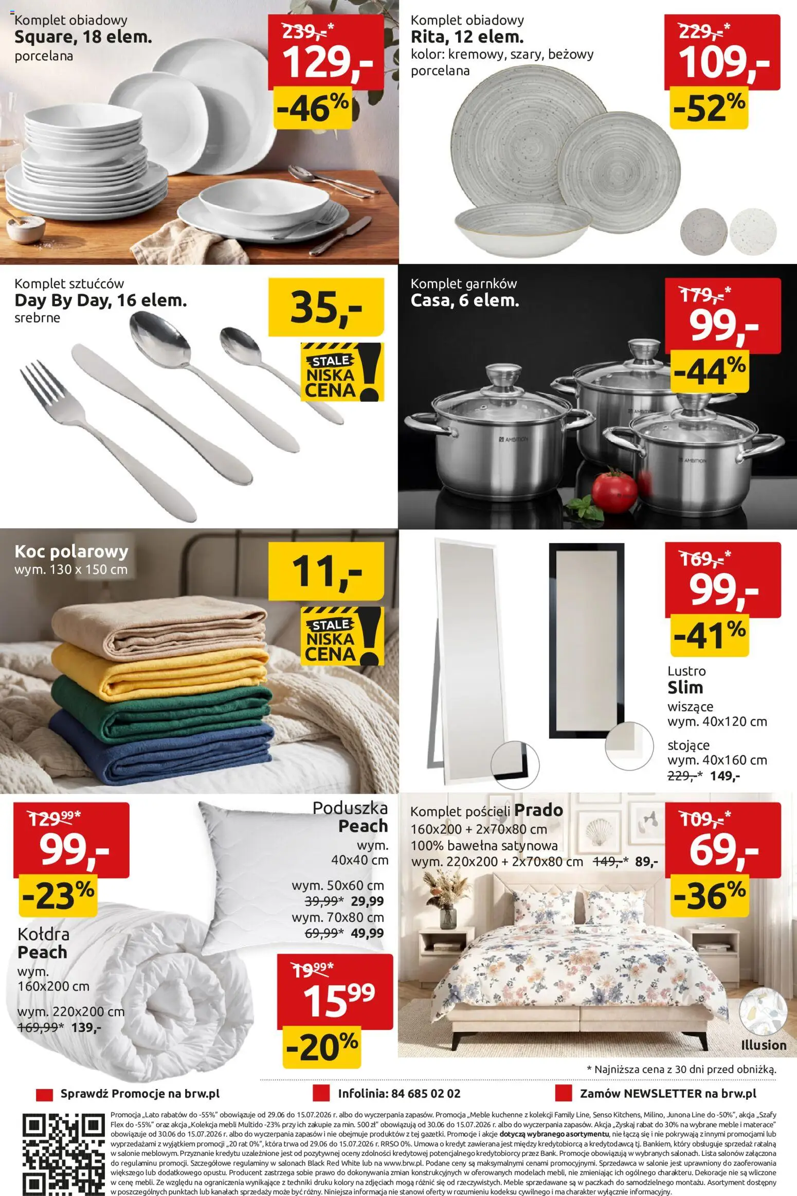 Black Red White promocje od 29.06.2026 | Strona: 12 | Produkty: Poduszka, Koc, Lustro, Kołdra