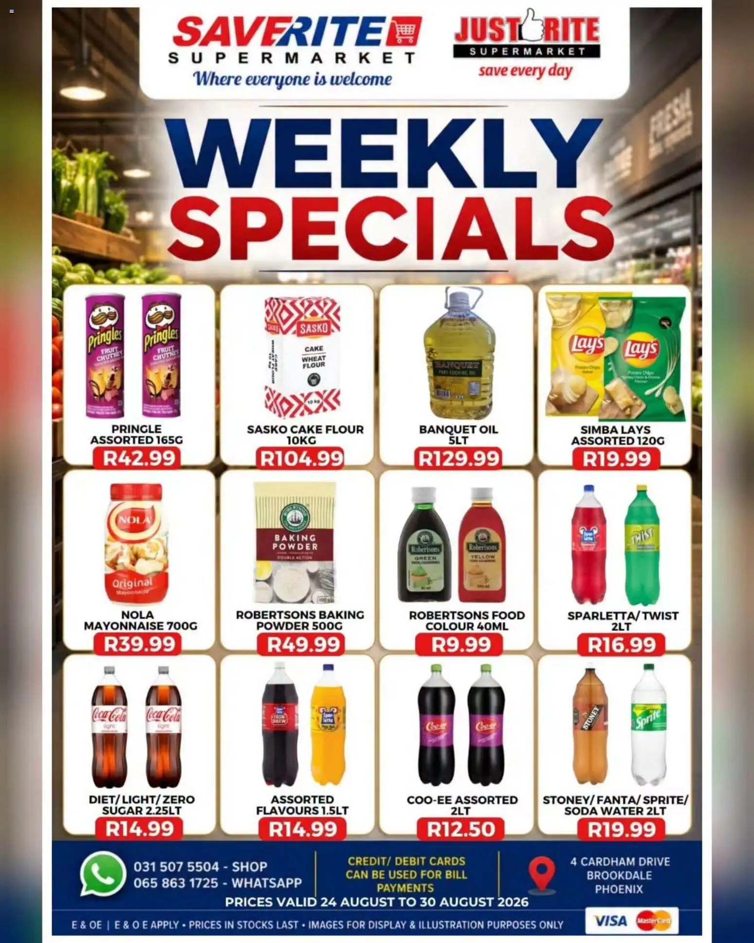New Saverite catalogue – valid from 24/08/2026 | Page: 1 | Products: Powder, Stoney, Fruit, Mayonnaise