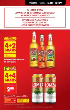 Pogląd oferty "PIWO DESPERADOS W BUTELCE, Piwo Desperados w butelce" - ważna od 10.09.2026 | Strona: 15 | Produkty: Karta, Tequila, Piwo, Desperados