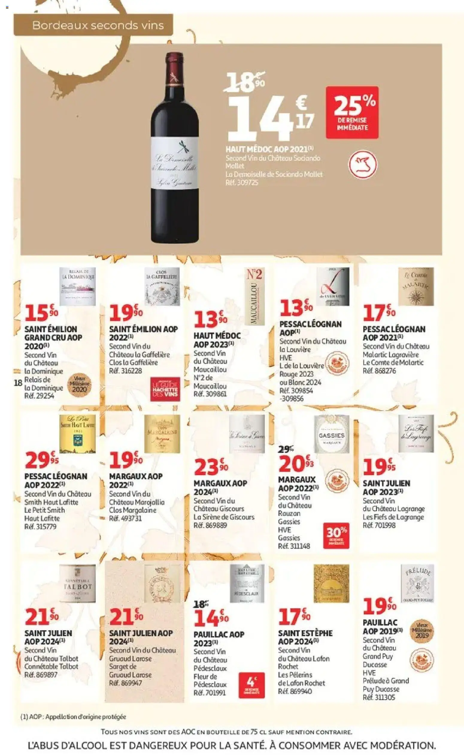 {H1} | Page: 18 | Produits: Bouteille, Vin