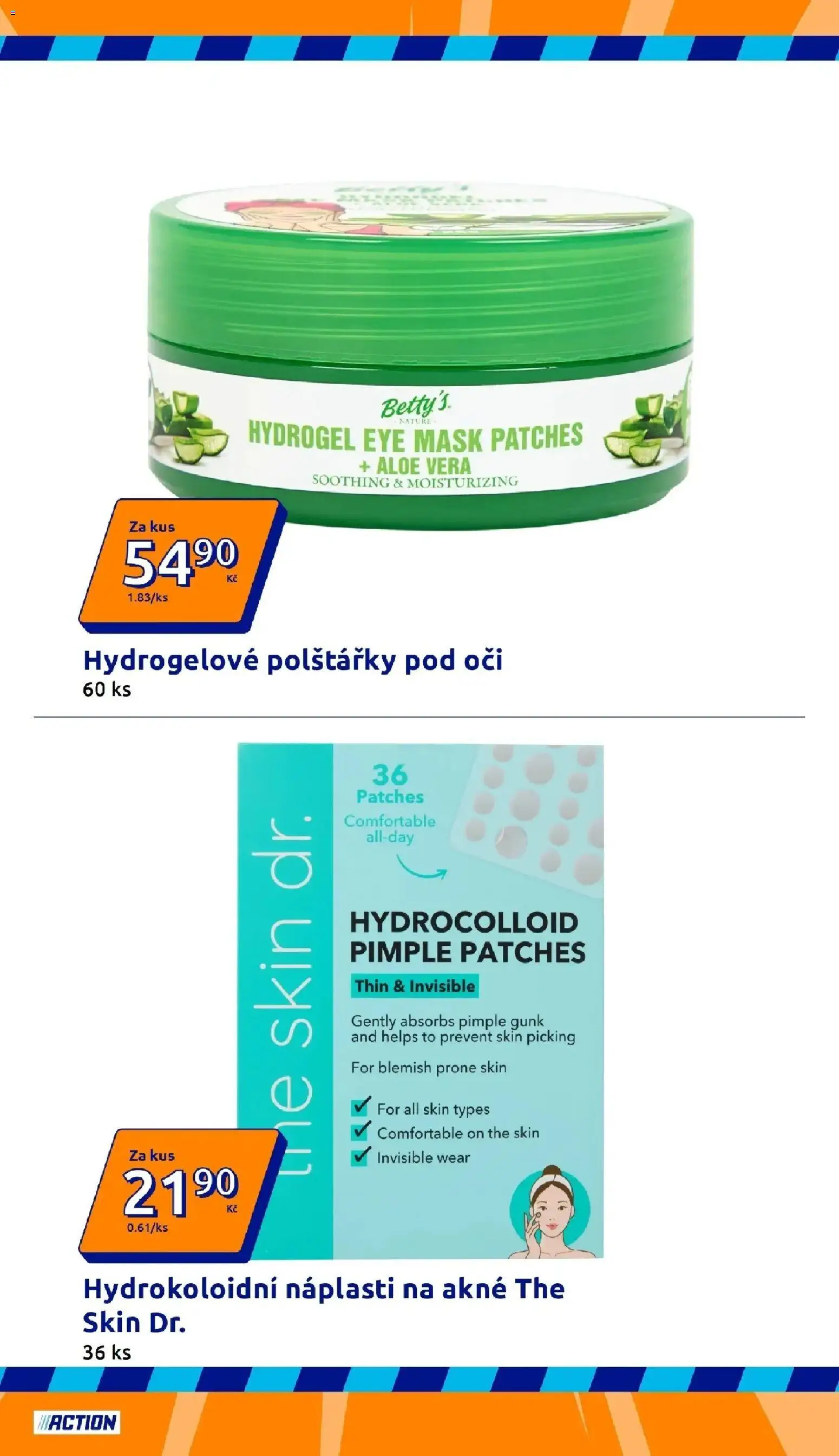 Action leták od 02.09.2026 - Akční leták online | Strana: 30 | Produkty: Polštářky, Náplasti na akné, Aloe vera