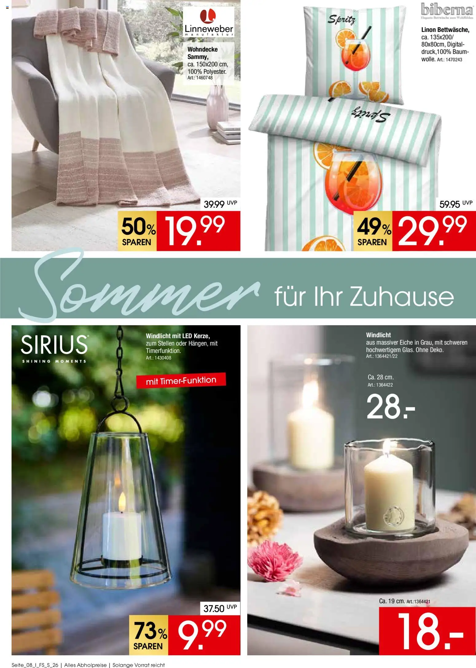 Zurbrüggen Sommer für Ihr Zuhause – gültig ab 02.06.2026 | Seite: 8