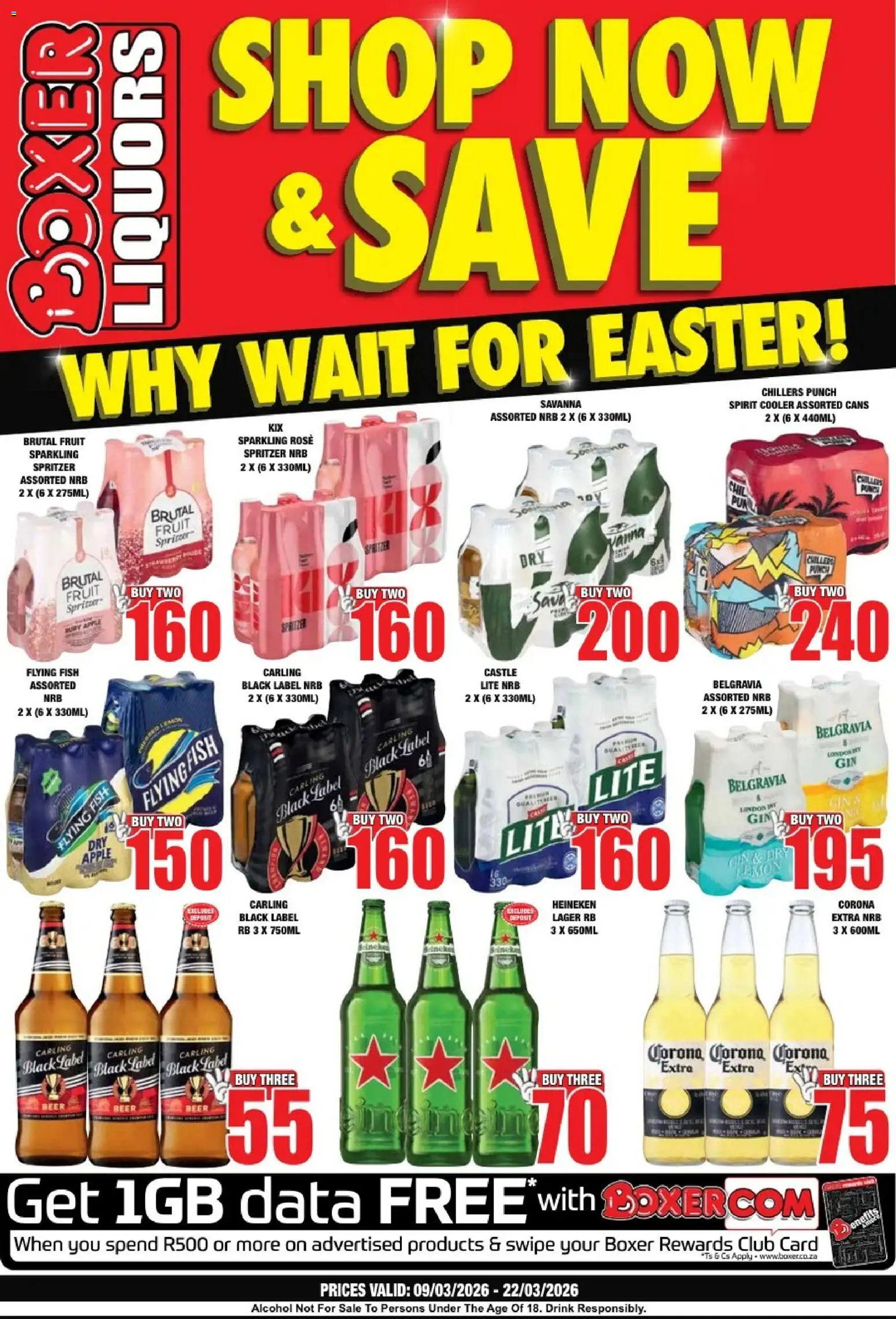 New Boxer catalogue – valid from 09.03.2026 | Page: 1 | Products: Data, Cooler, Fish, Fruit