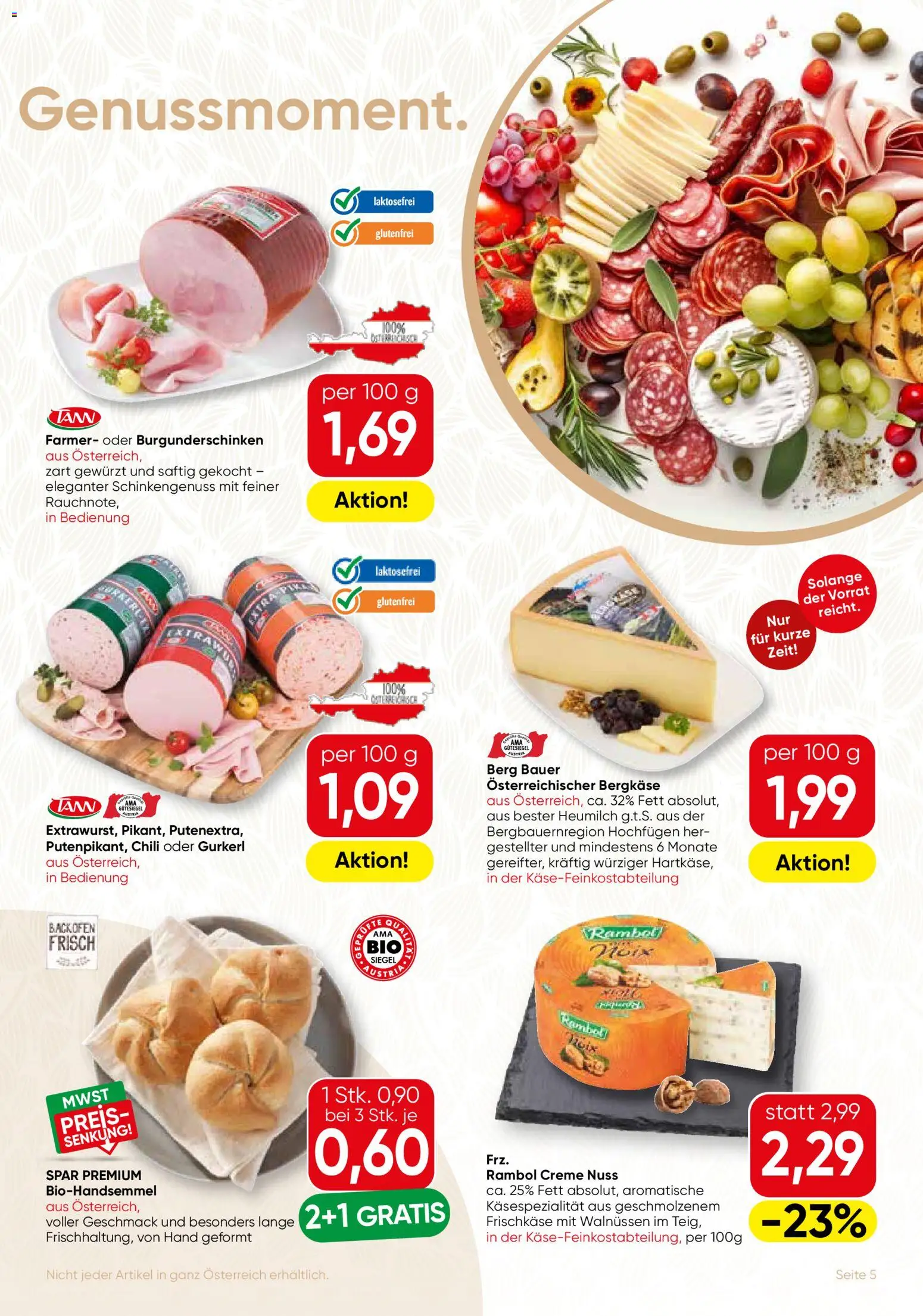 SPAR Gourmet Flugblatt gültig ab 01.10.2026 | Seite: 5 | Produkte: Chili, Creme