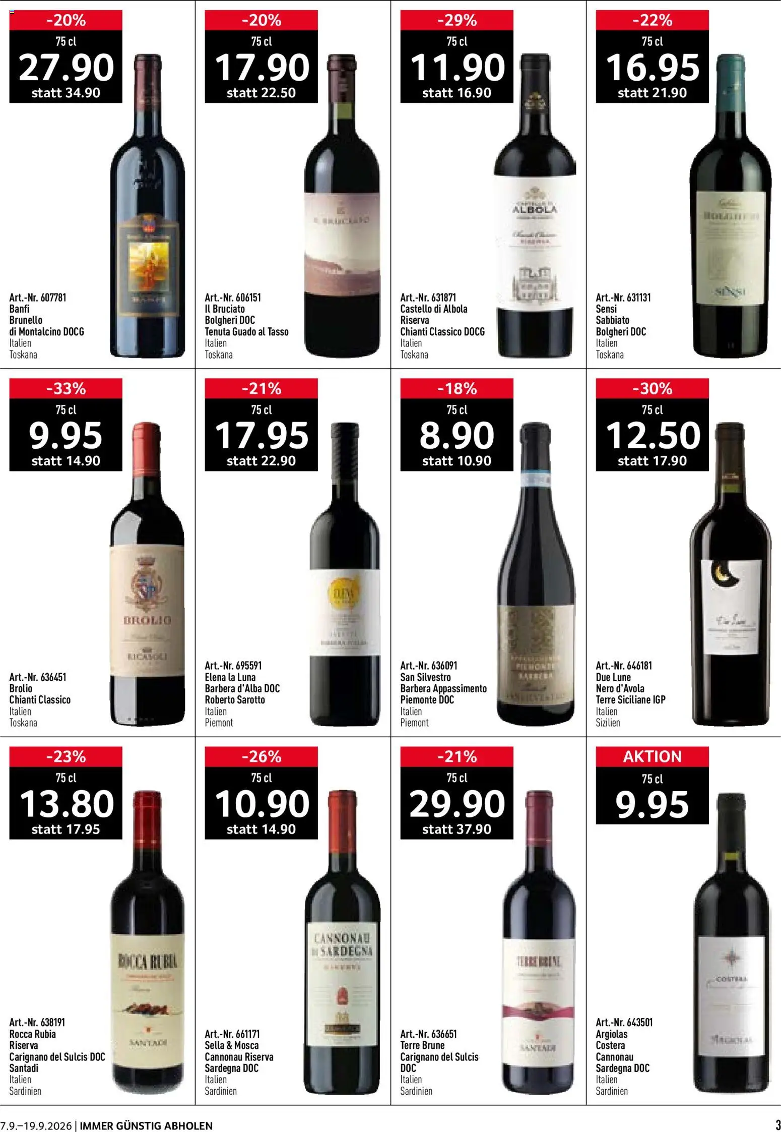 Prodega aktionen Weinfestival – gültig ab 07.09.2026 | Seite: 3