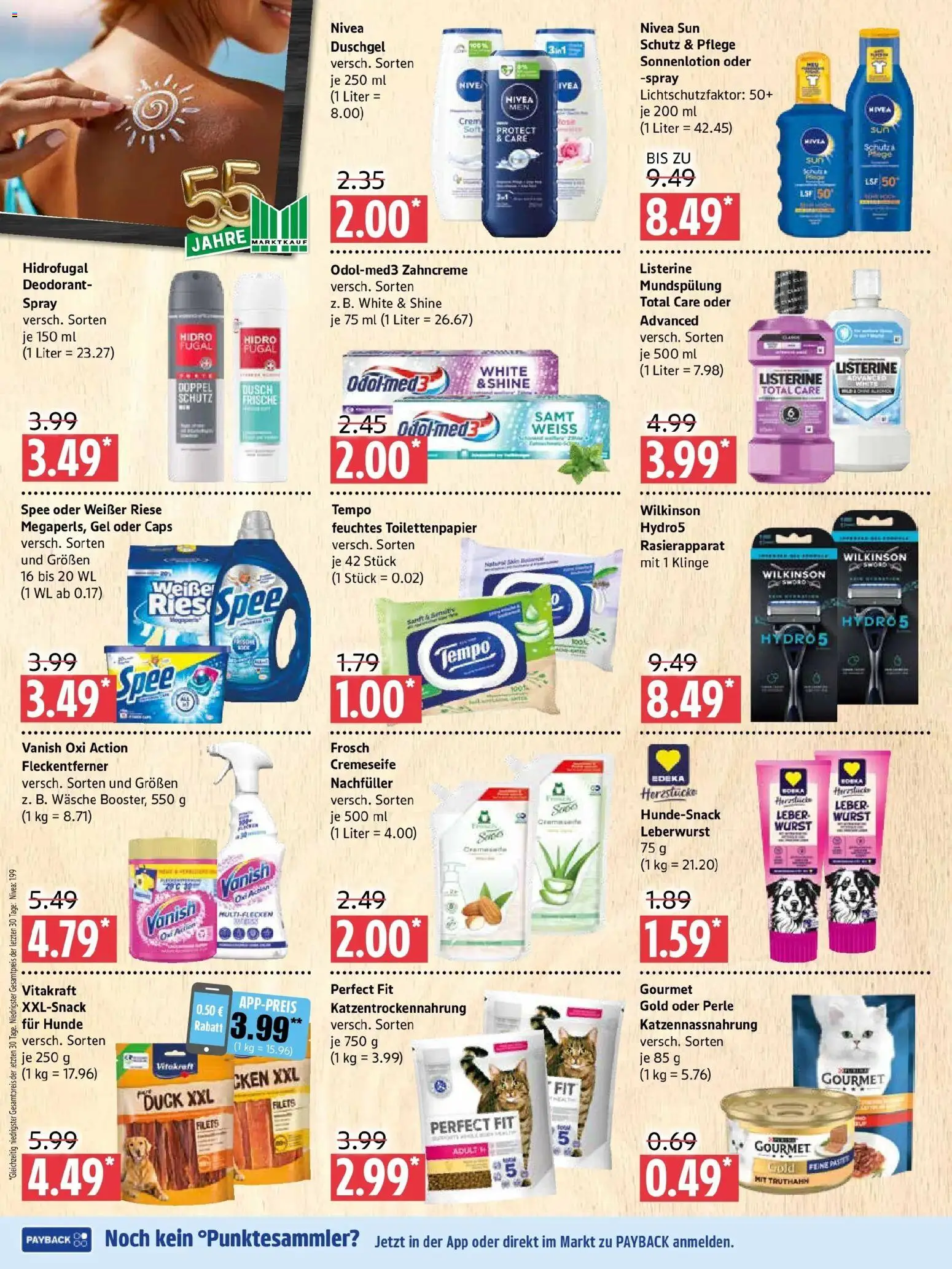 Marktkauf Prospekt Prenzlau – gültig ab 27.07.2026 | Seite: 8 | Produkte: Spee, Sonnenlotion, Toilettenpapier, Feuchtes Toilettenpapier