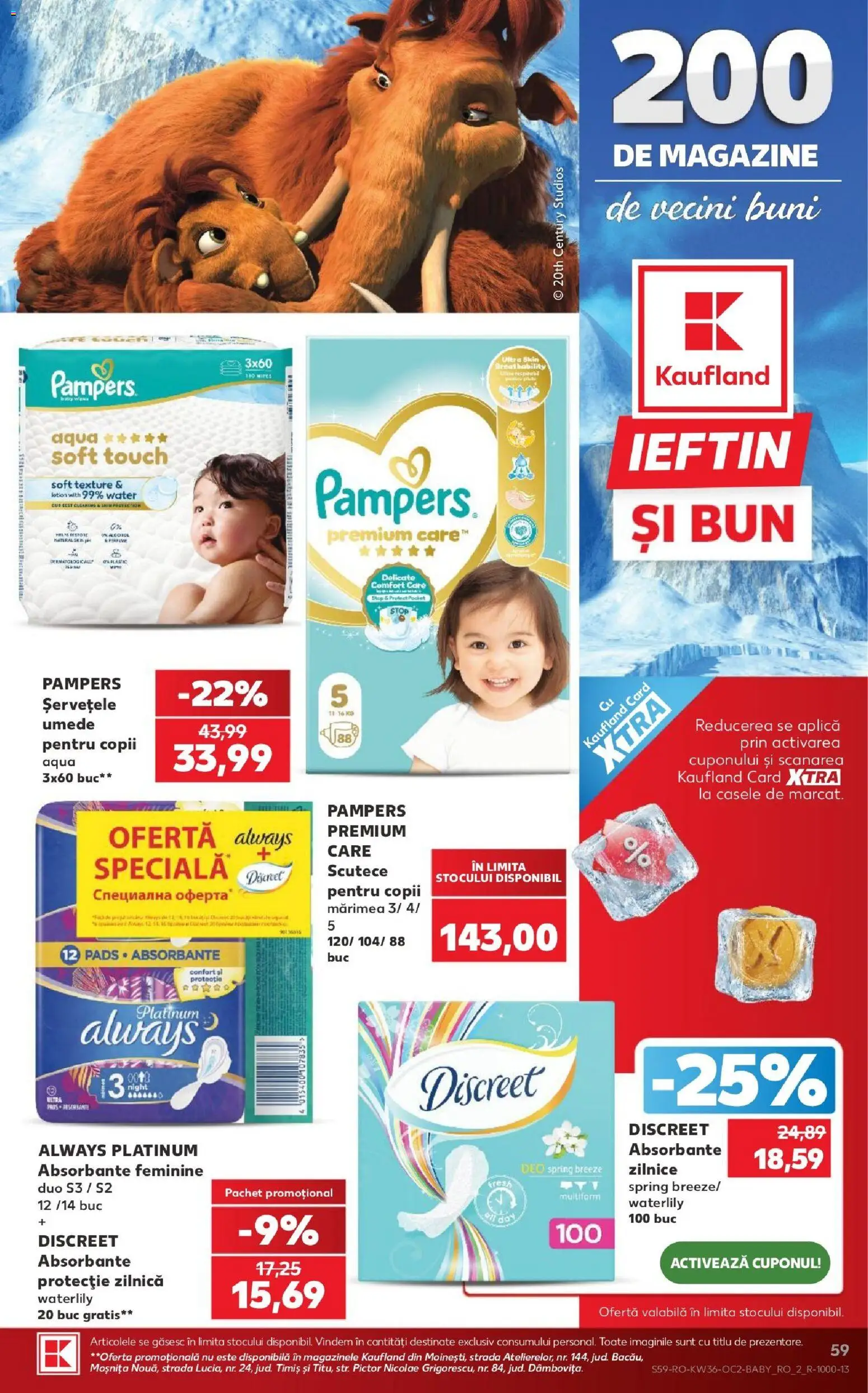 Kaufland Slatina 02.09.2026 - Revista si Oferta | Pagină: 59 | Produse: Premium, Aplică, Aqua, Scutece