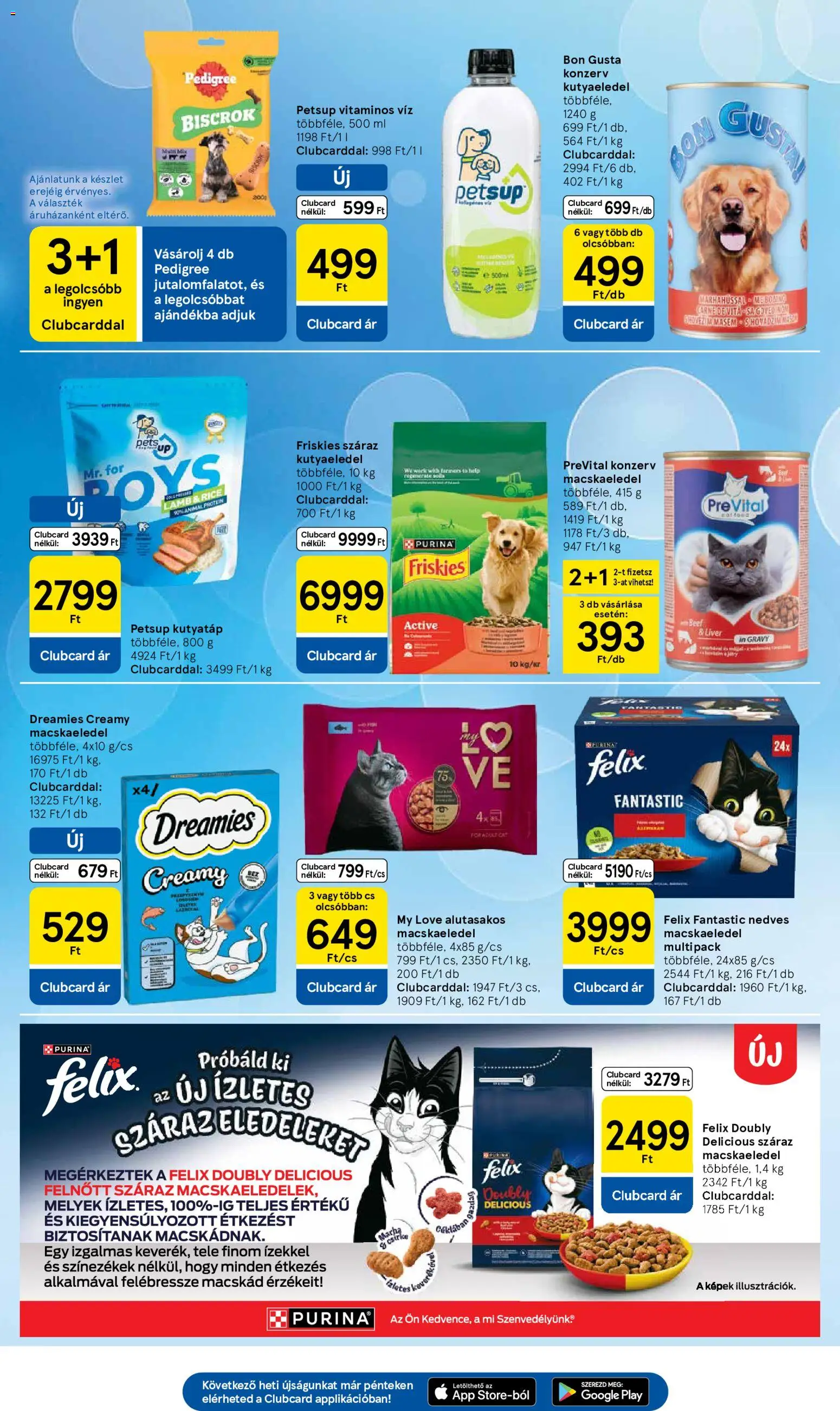 Tesco akciós ujság - amely érvényes a következő dátumtól: 2026.07.16. | Oldal: 27 | Termékek: Prevital, Purina, Víz, Kés