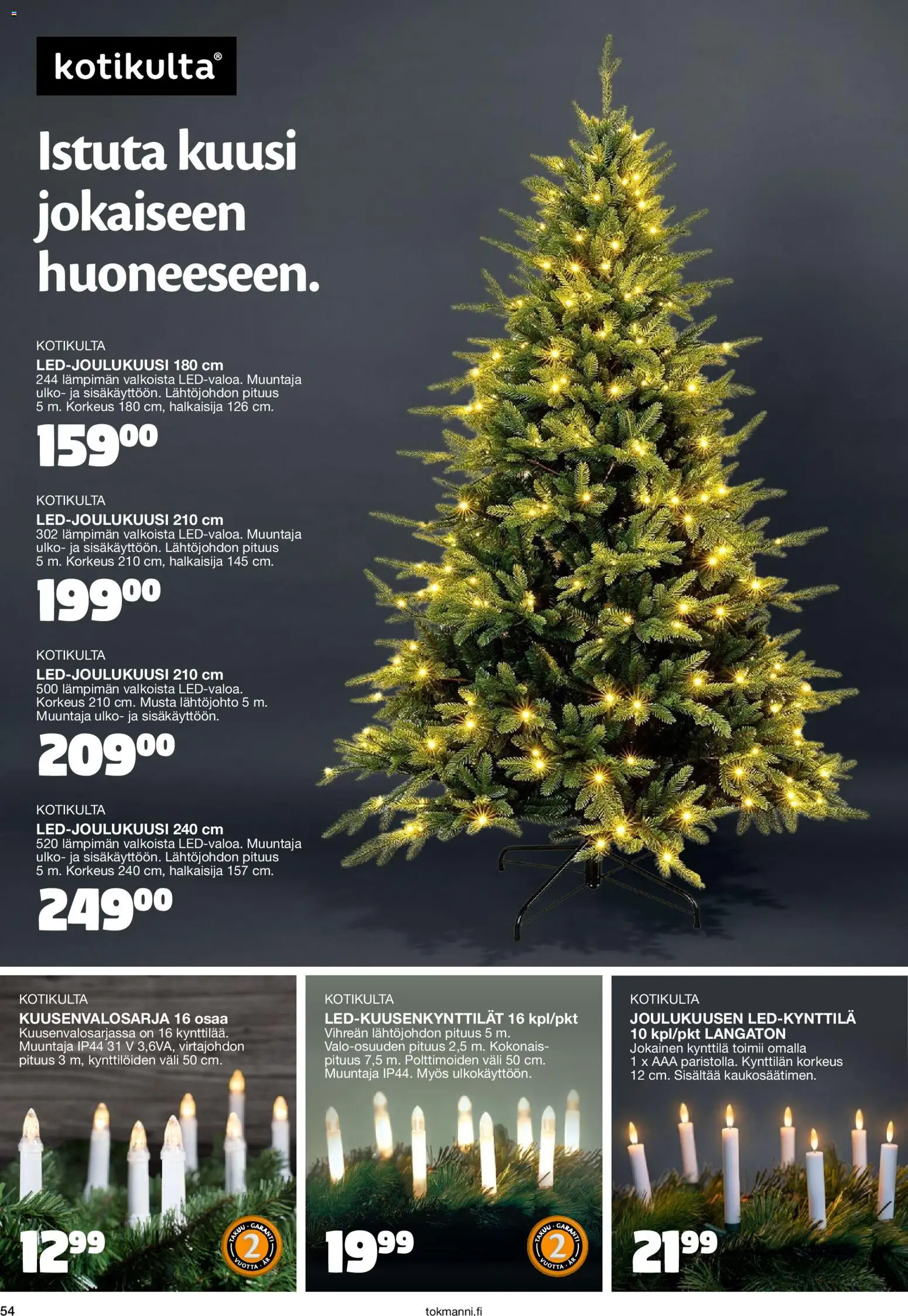 Tokmanni Joulukuvasto 2026 – voimassa 26/10/2026 alkaen | Sivu: 54