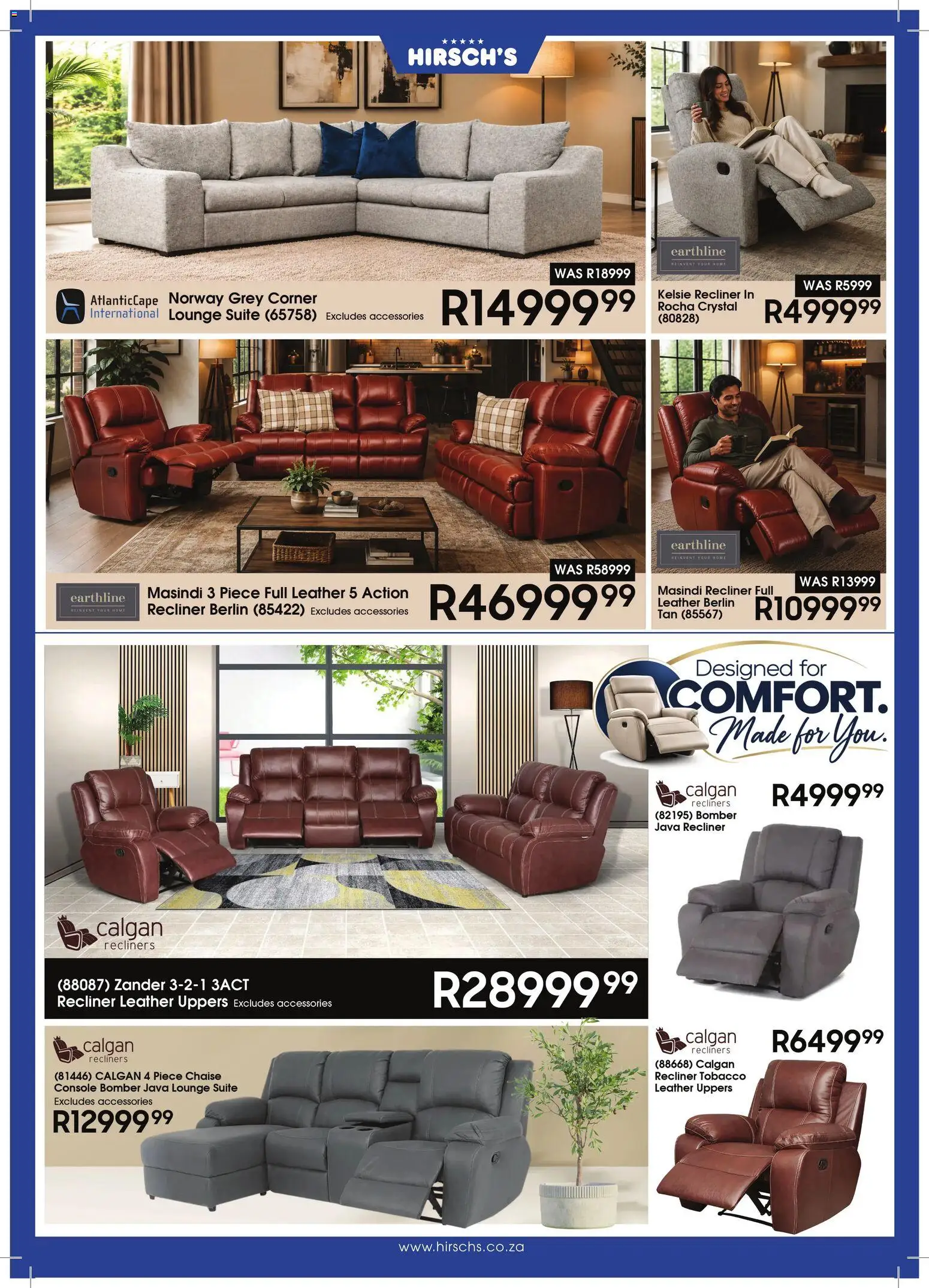 New Hirsch's catalogue – valid from 21/08/2026 | Page: 47 | Products: Lounge suite, Chaise