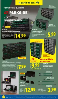 Pré-visualização PARKSIDE Caixa de Arrumação para Peças Médias, Em polipropileno reforçado com fibra de vidro válido de 03/08/2026 | Página: 12
