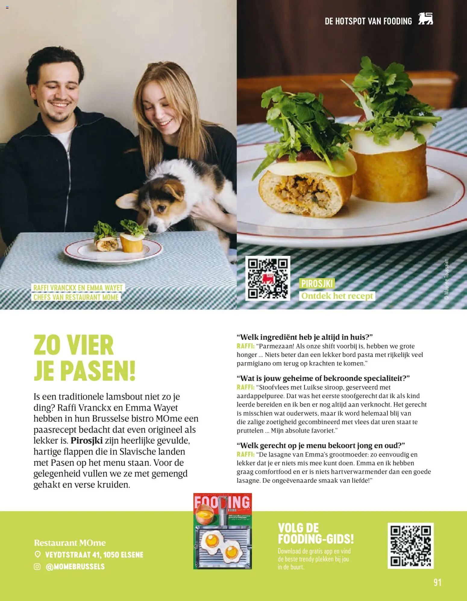 {H1} | Pagina: 91 | Producten: Stoofvlees, Lasagne, Pasta, Was