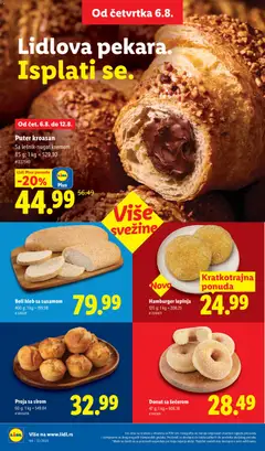 Hamburger lepinja, Novo - pregled Lidl kataloga - važi od 06.08.2026 | Strana: 22