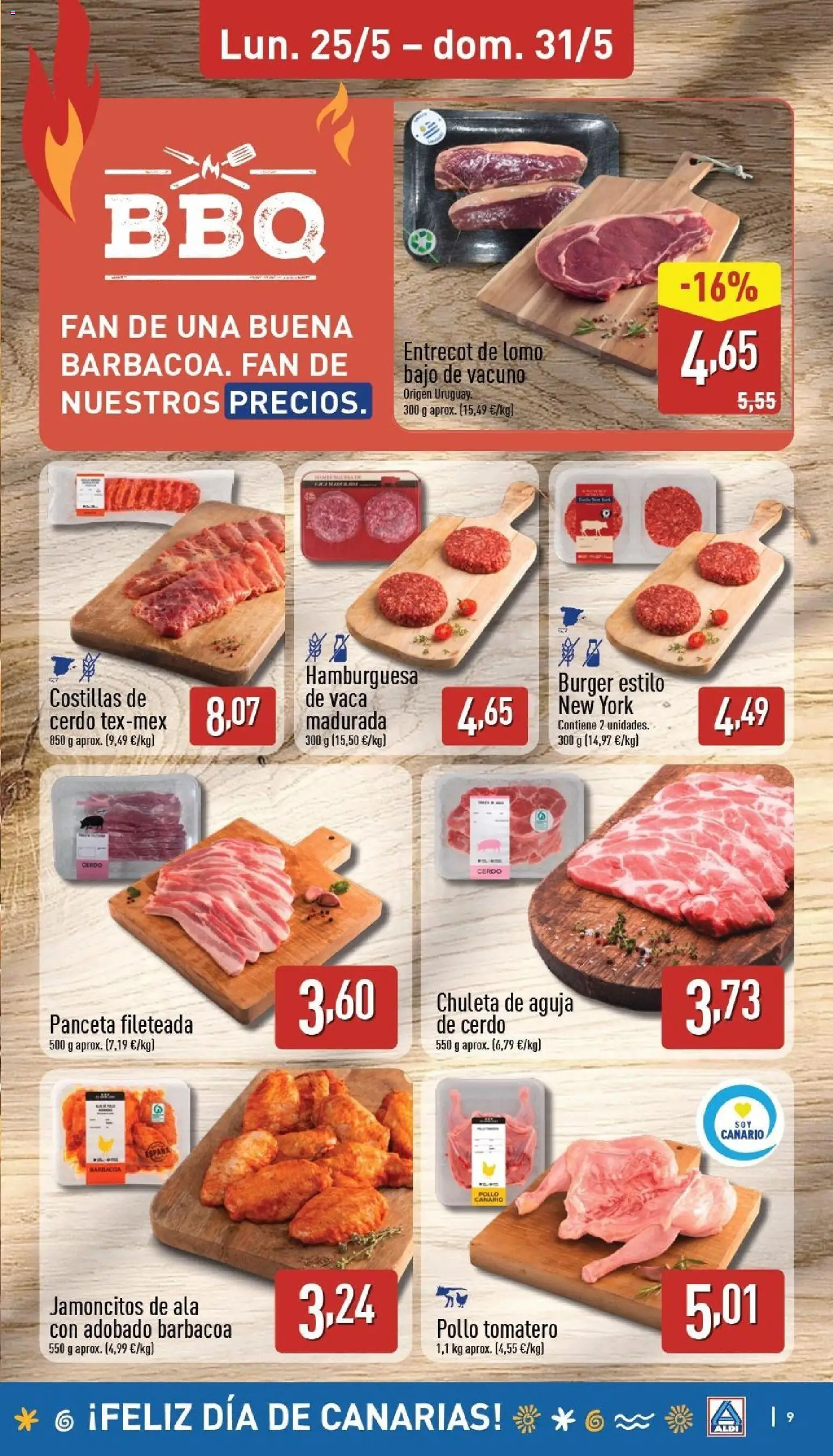 Aldi folleto Canarias │ válido desde el 25.05.2026 | Página: 9 | Productos: Ηλεκτρικός φούρνος, Cerdo, Barbacoa, Σοκολατούχο γάλα