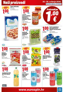Eurospin Katalog - Pregled kataloga iz trgovine Eurospin, vrijedi od 20.05.2026 | Stranica: 3 | Proizvodi: Masline, Paprika, Krumpir, Tonic