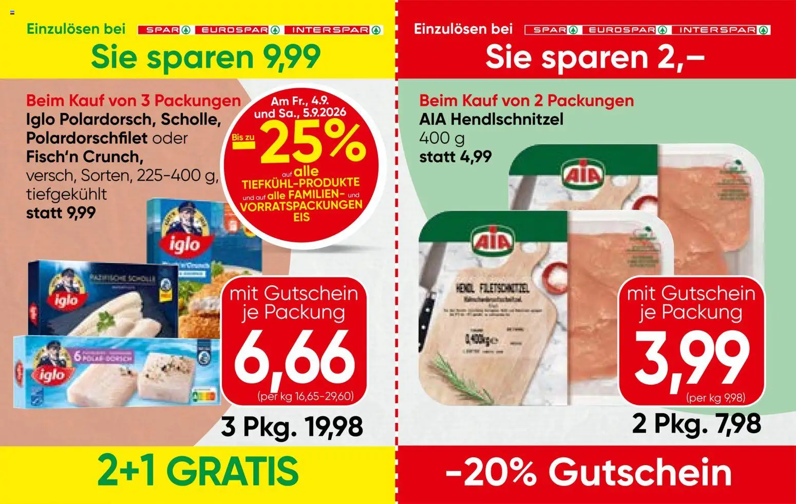 Spar Gutscheinheft gültig ab 03.09.2026 | Seite: 4