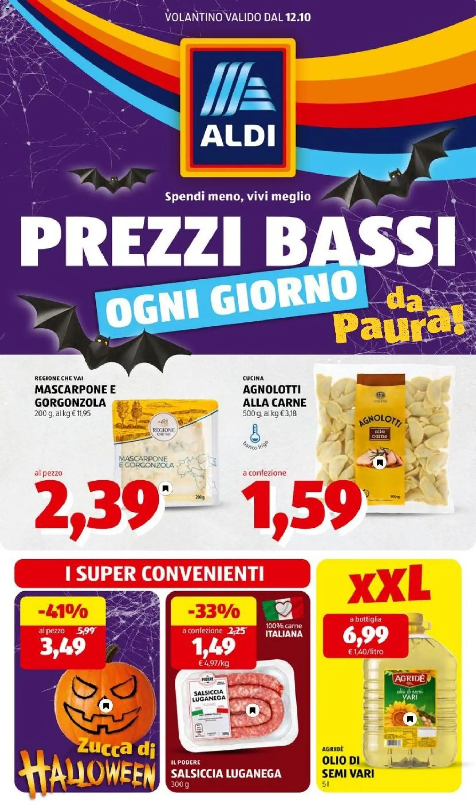 Volantino Aldi del 12/10/2026 | Pagina: 1