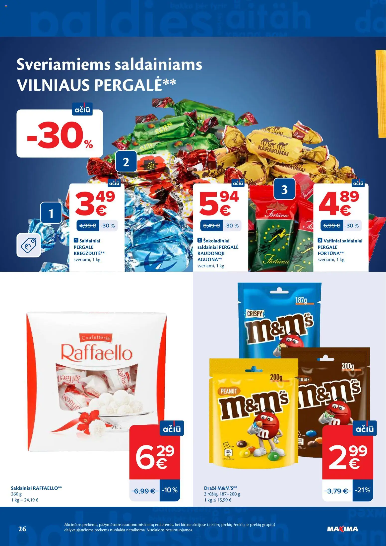 MAXIMA akcijos nuo 19.05.2026 | Puslapis: 26 | Prekių: Saldainiai