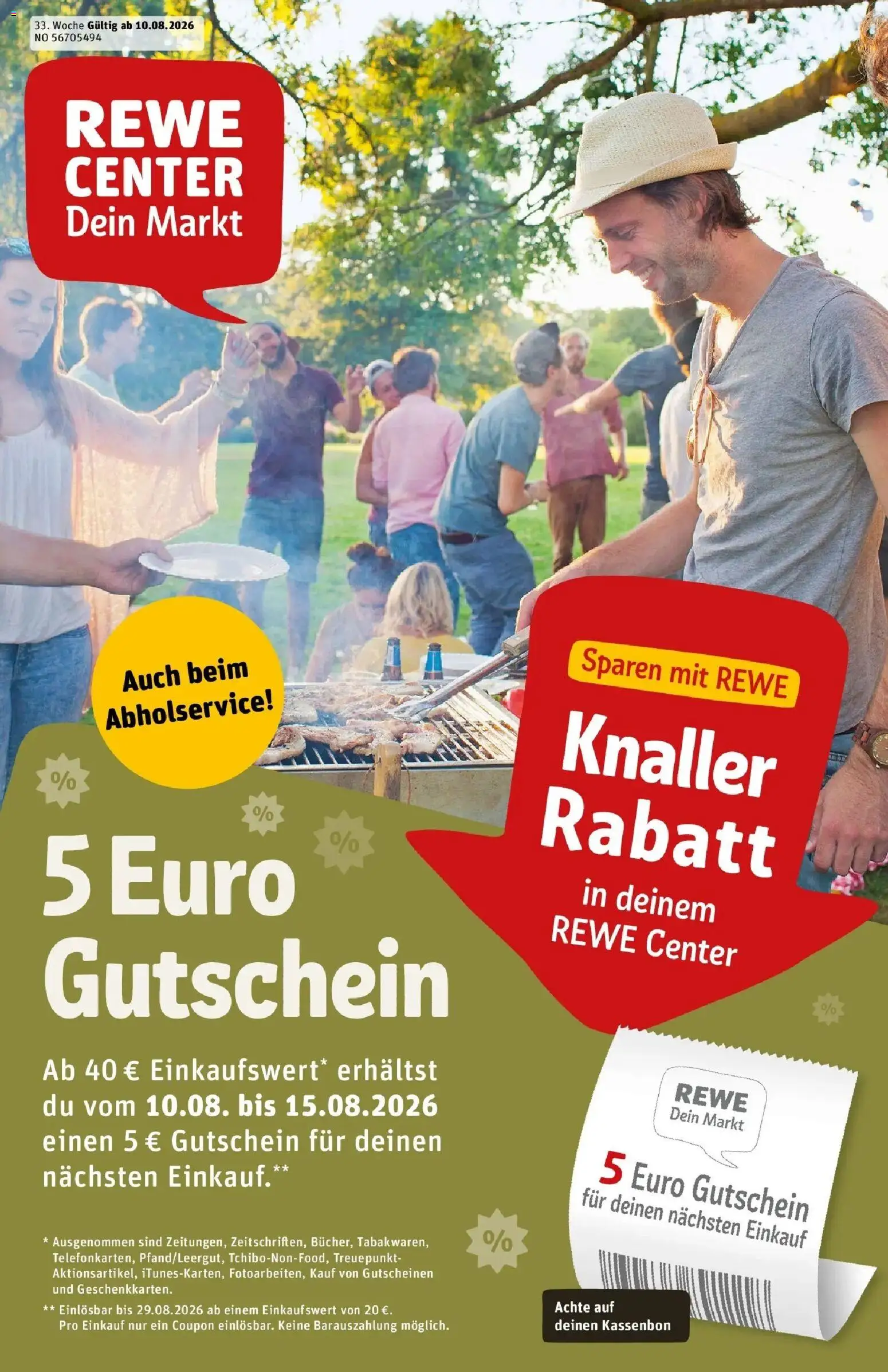 REWE Prospekt ab 10.08.2026 zum Blättern » Angebote | Seite: 1