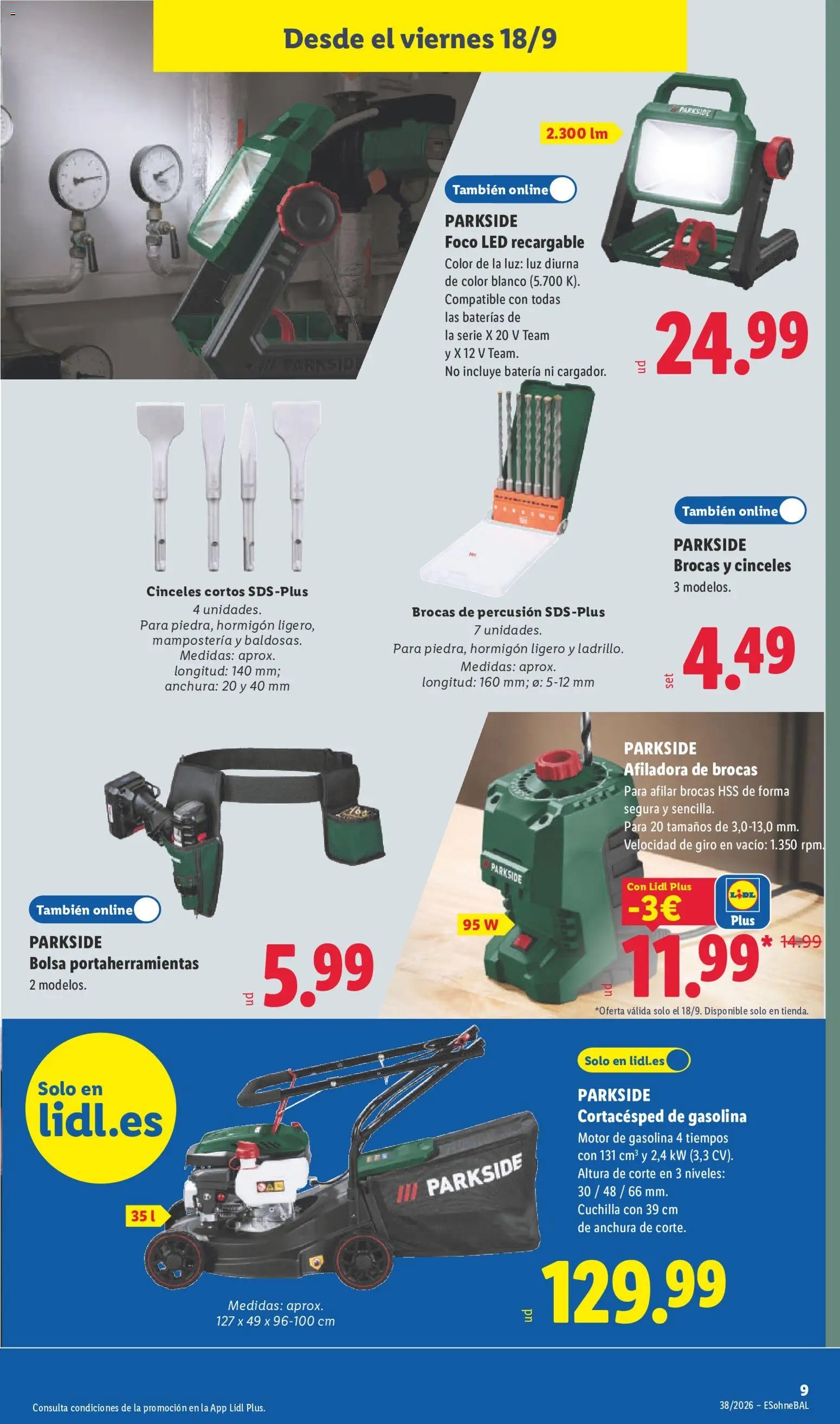 Lidl folleto de bazar │ válido desde el 14/09/2026 | Página: 19