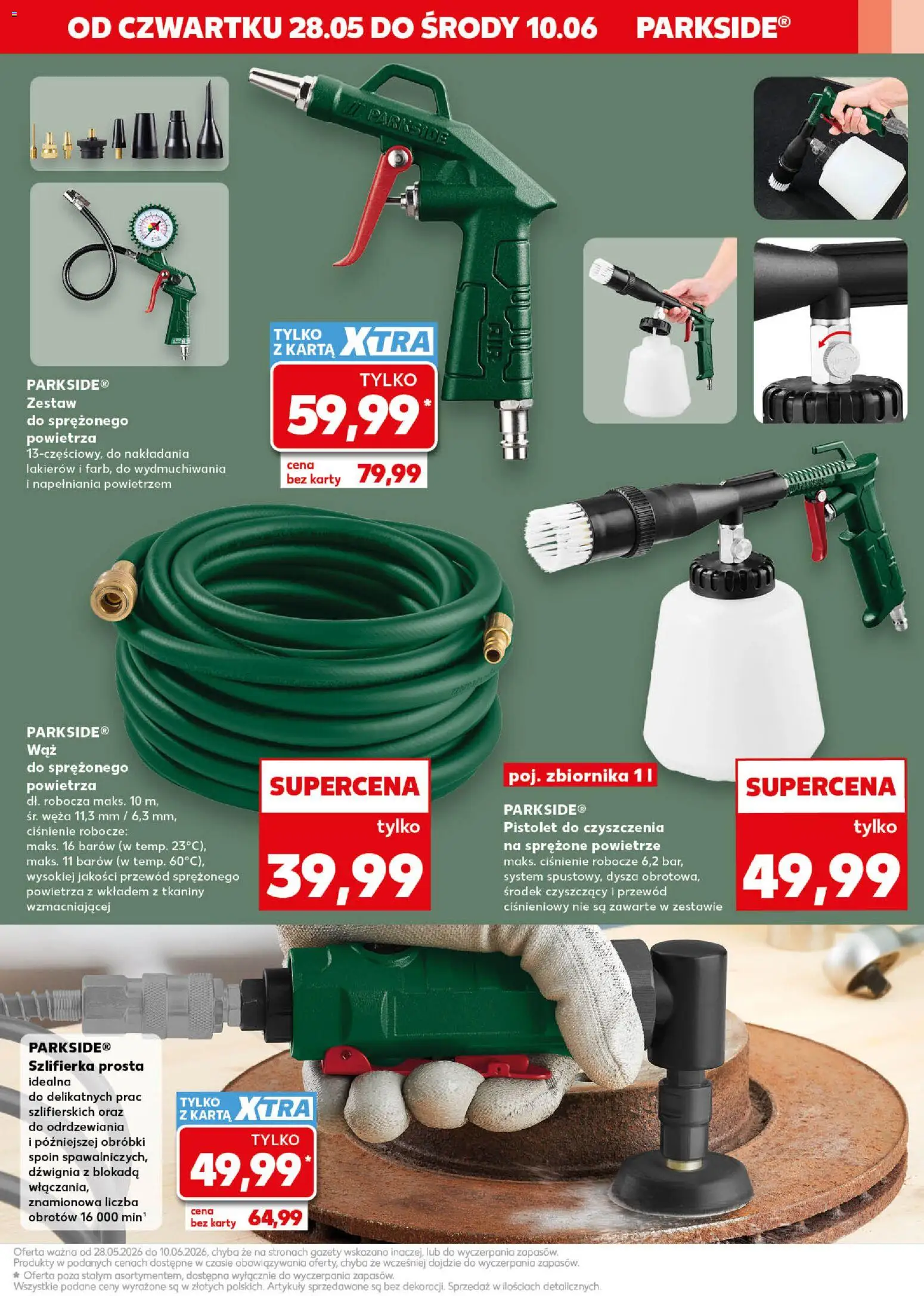 Kaufland Polsko leták - Mocny start od 01.06.2026 | Strana: 29 | Produkty: Parkside, Karty