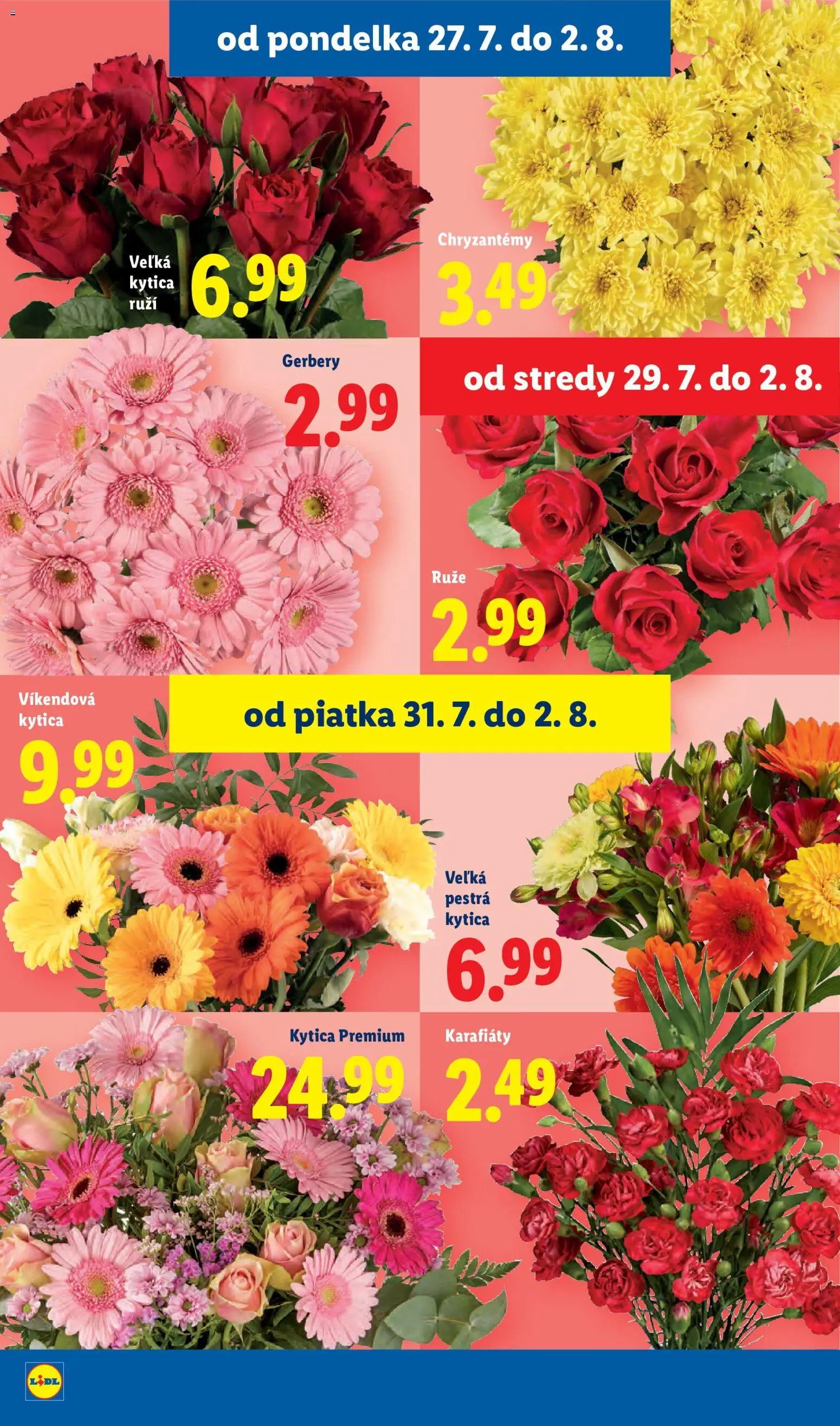 Nové Lidl akcie – leták je platný od 27.07.2026 | Strana: 46 | Produkty: Ruže