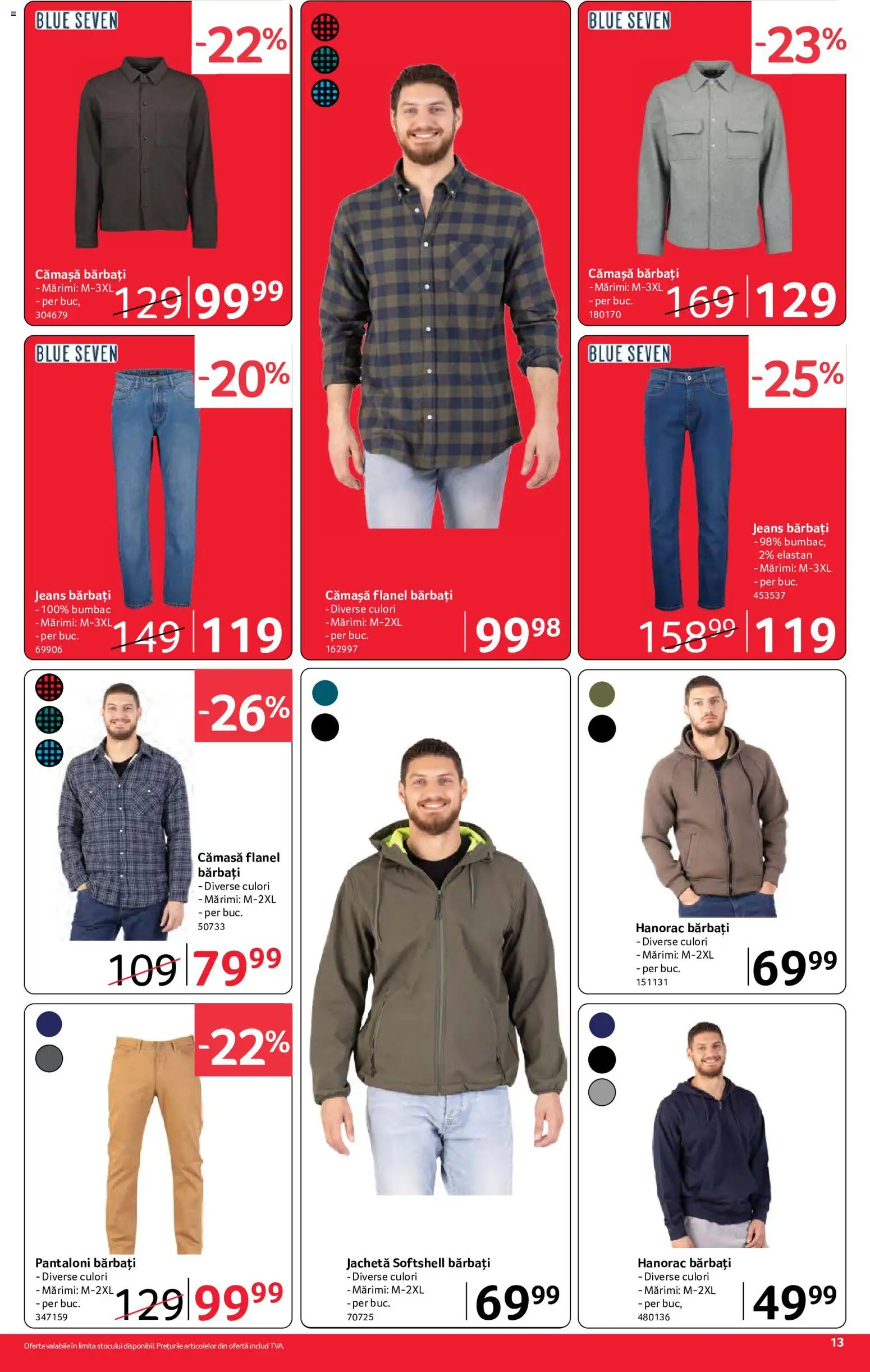 Noul catalog Selgros – valabil de la 04.09.2026 | Pagină: 13 | Produse: Jachetă, Pantaloni, Hanorac