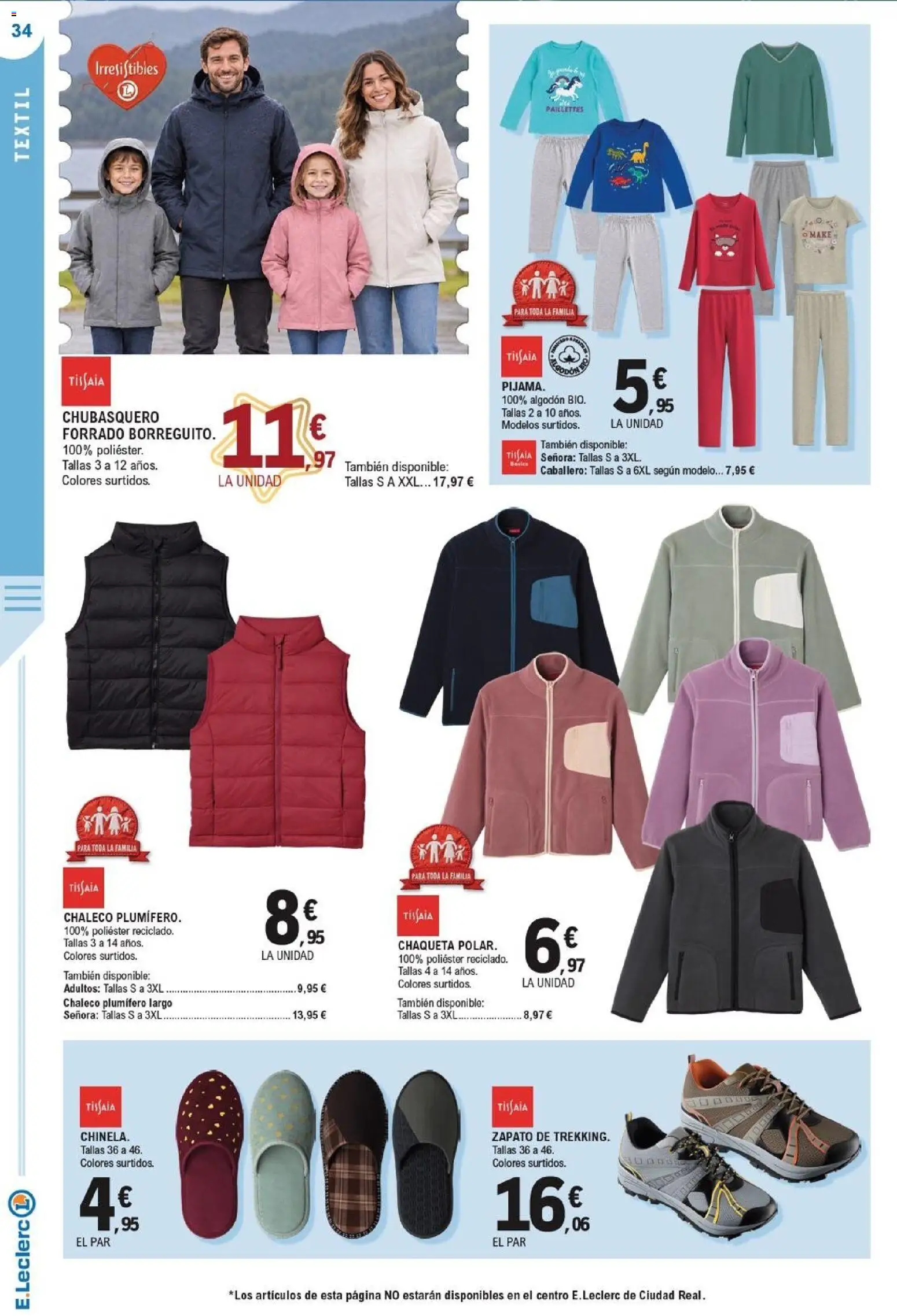 E.Leclerc Miranda de Ebro │ válido desde el 23/09/2026 | Página: 34 | Productos: Chaleco, Chaqueta, Algodón