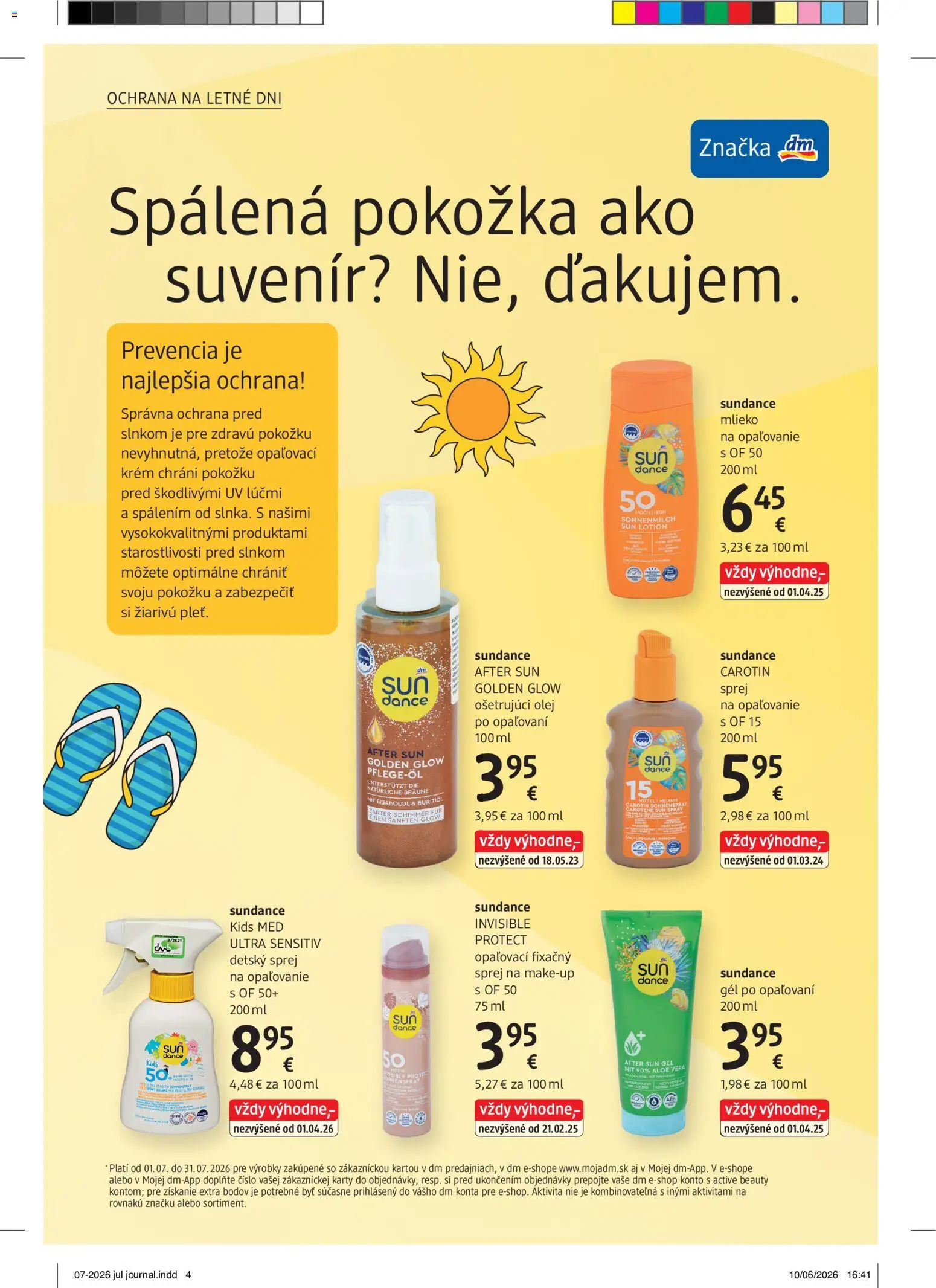 Nové dm drogerie akcie – leták je platný od 01.07.2026 | Strana: 4