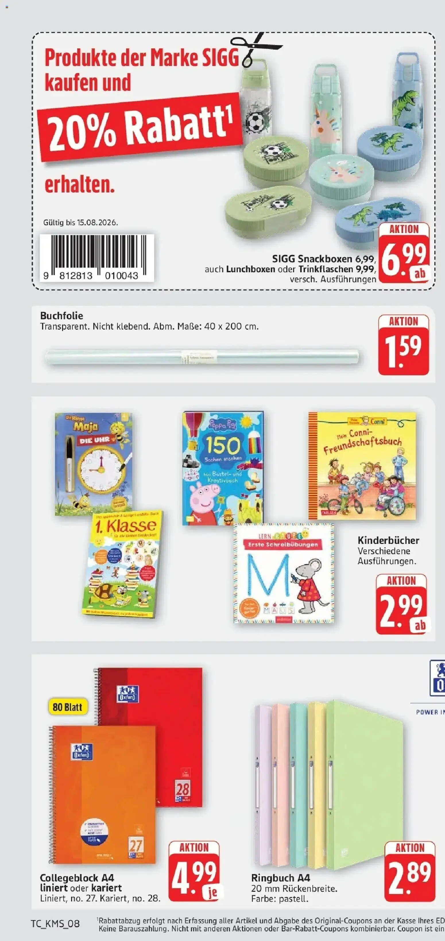 Edeka Prospekt Mainz-Weisenau (ab 10.08.2026) » Angebote Online | Seite: 88 | Produkte: Uhr