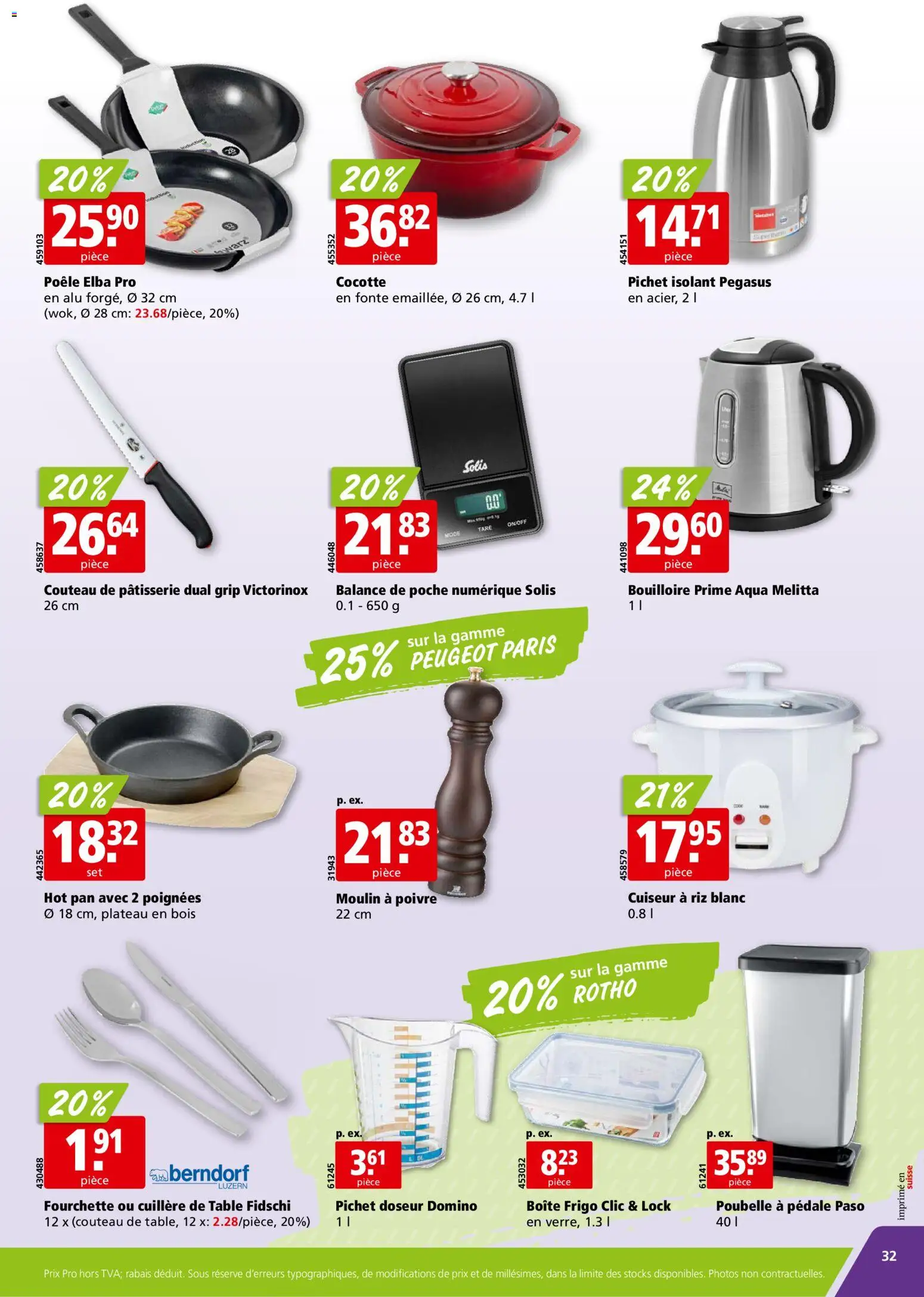Aligro aktionen Chavannes, Matran, Genève, Sion – gültig ab 19.10.2026 | Seite: 32 | Produkte: Melitta