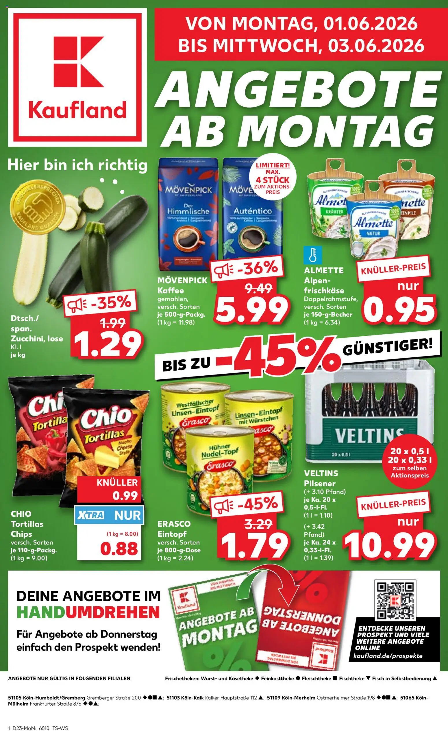 Kaufland Prospekt Köln – gültig ab 01.06.2026 | Seite: 1