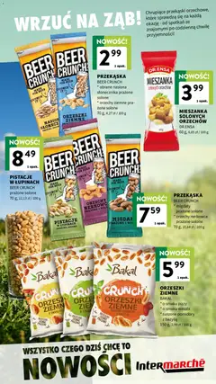Pogląd oferty "Intermarche gazetka - Nowości" - ważna od 07.05.2026 | Strona: 3 | Produkty: Bazylia, Nasiona, Suszone pomidory, Orzechy