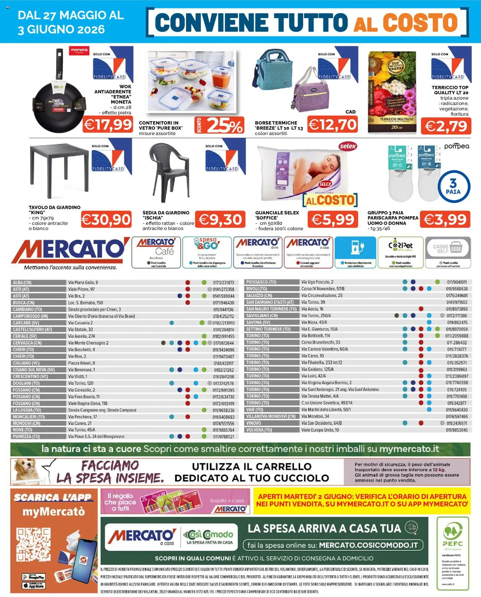 Volantino Mercatò del 27.05.2026 | Pagina: 16 | Prodotti: Top, Terriccio, Sedia, Guanciale